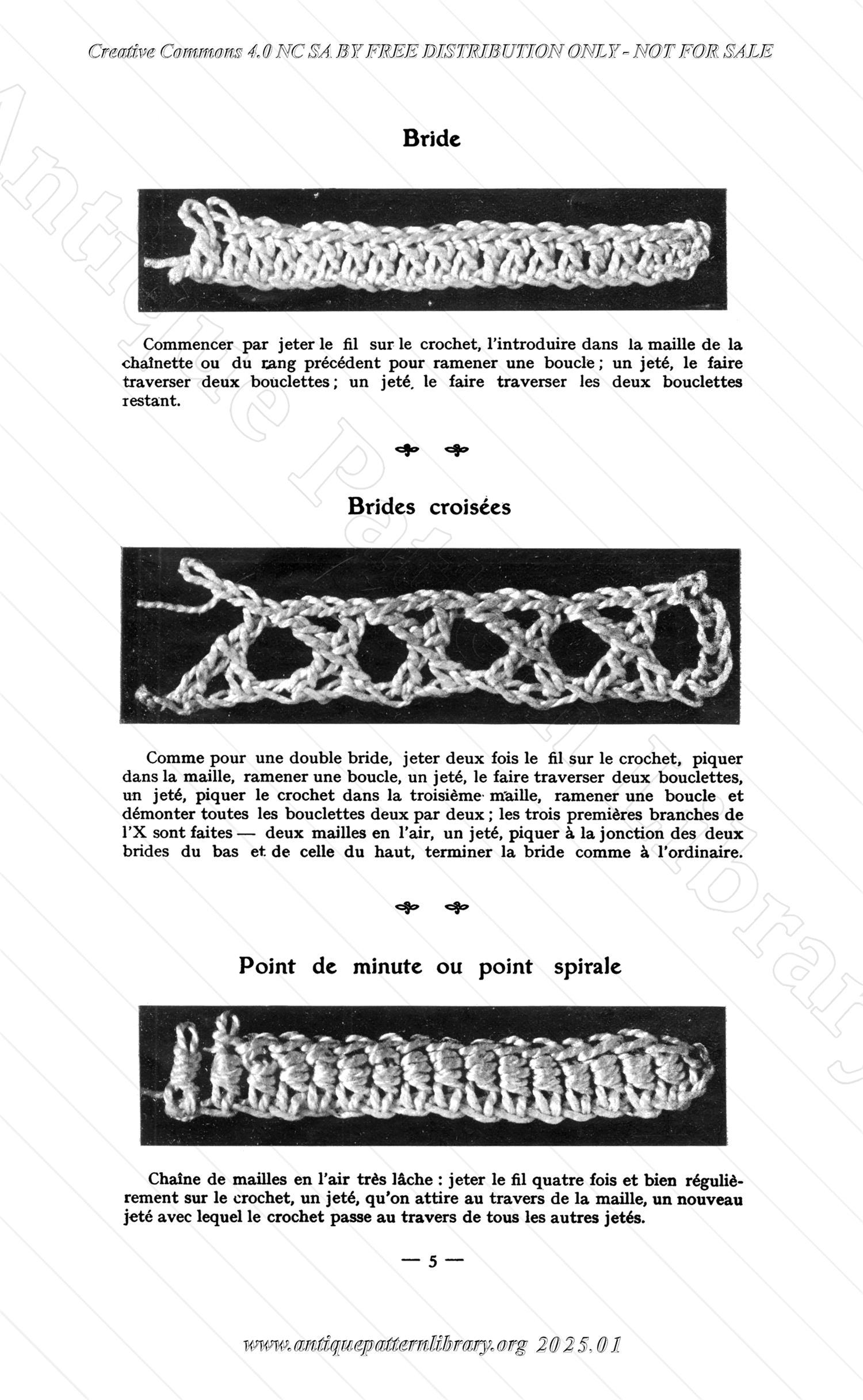 C-YS538 Les Points de Crochet