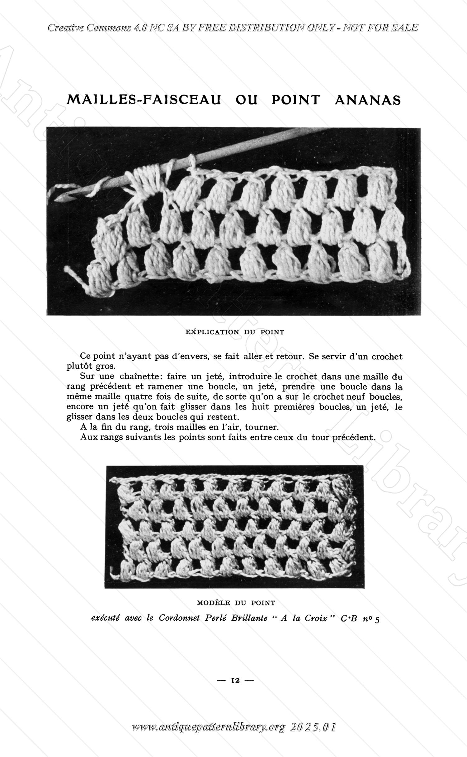 C-YS538 Les Points de Crochet