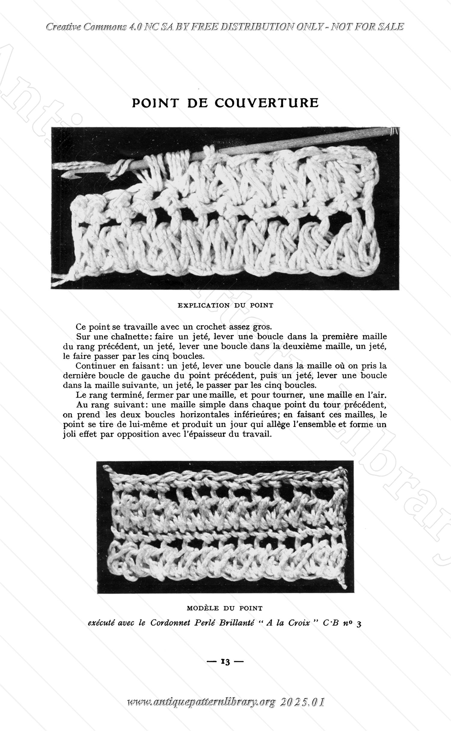 C-YS538 Les Points de Crochet