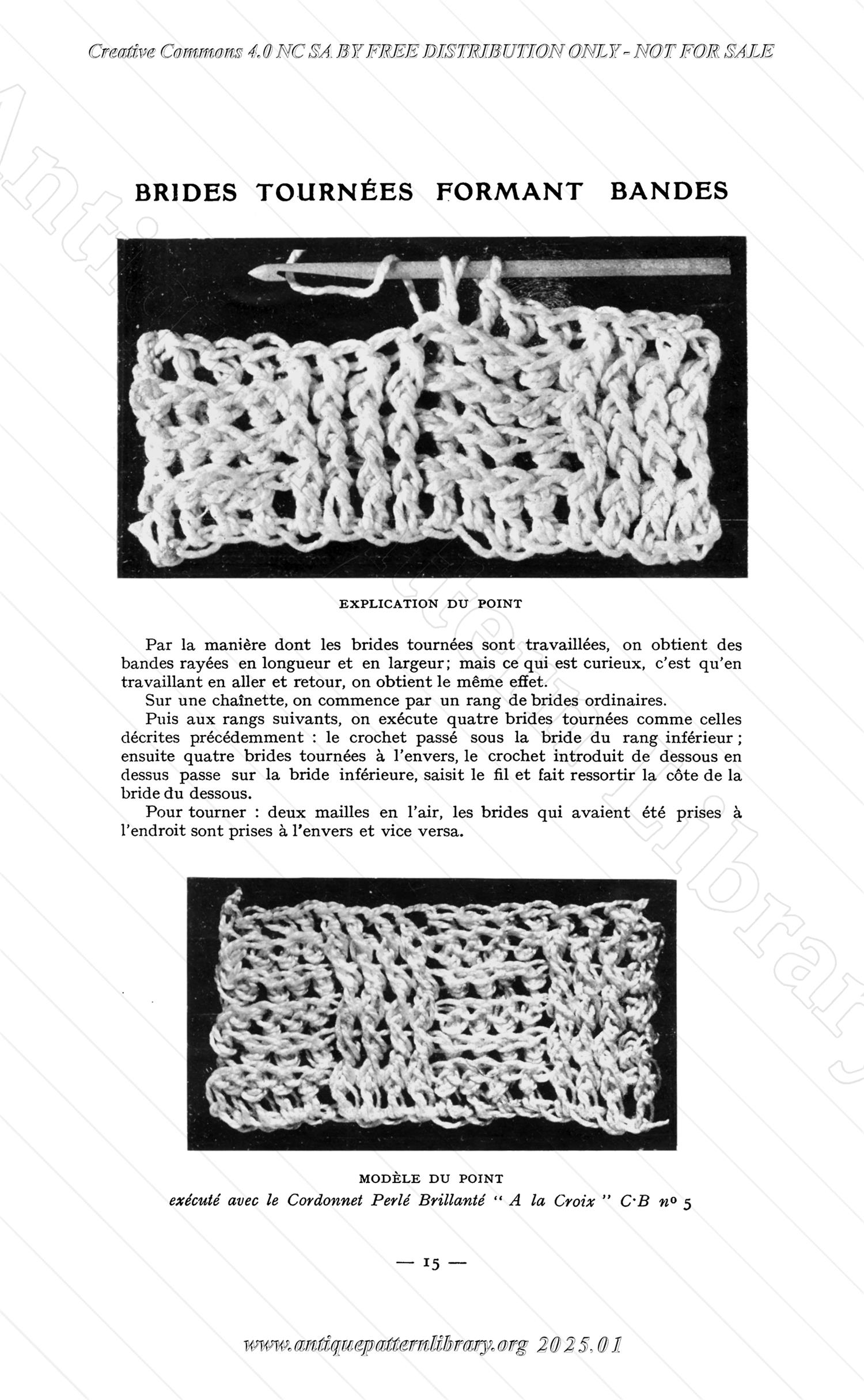 C-YS538 Les Points de Crochet