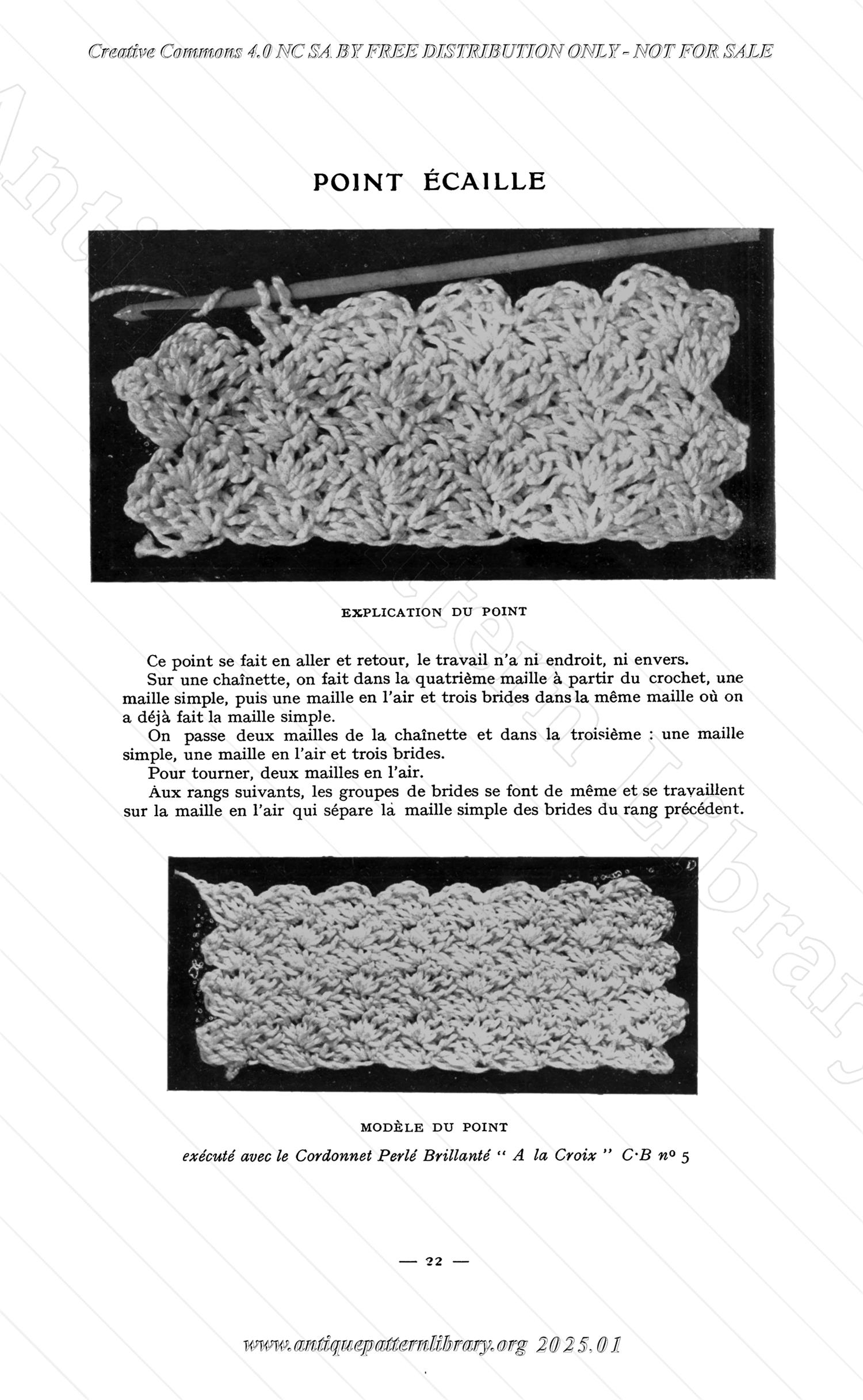 C-YS538 Les Points de Crochet