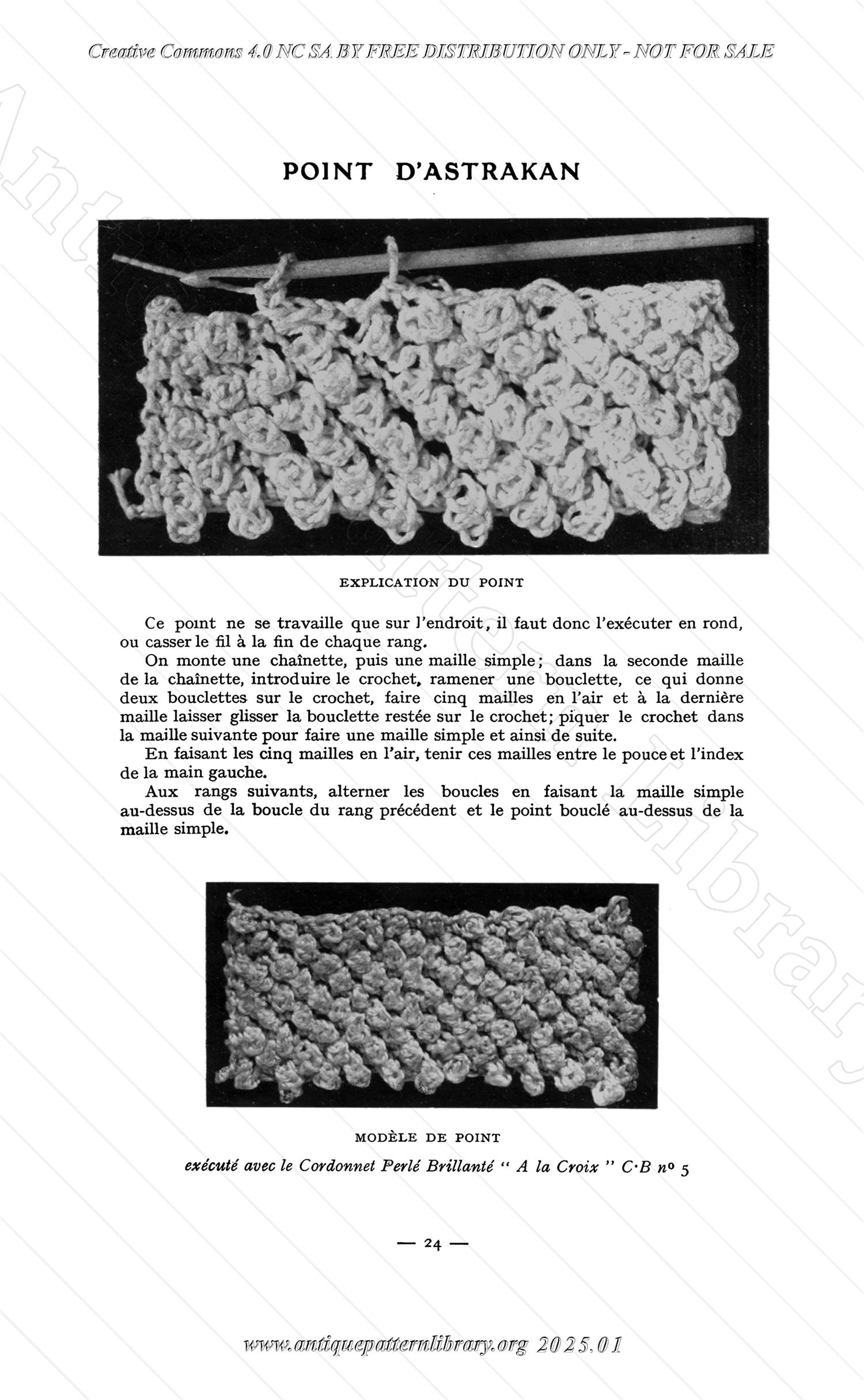 C-YS538 Les Points de Crochet