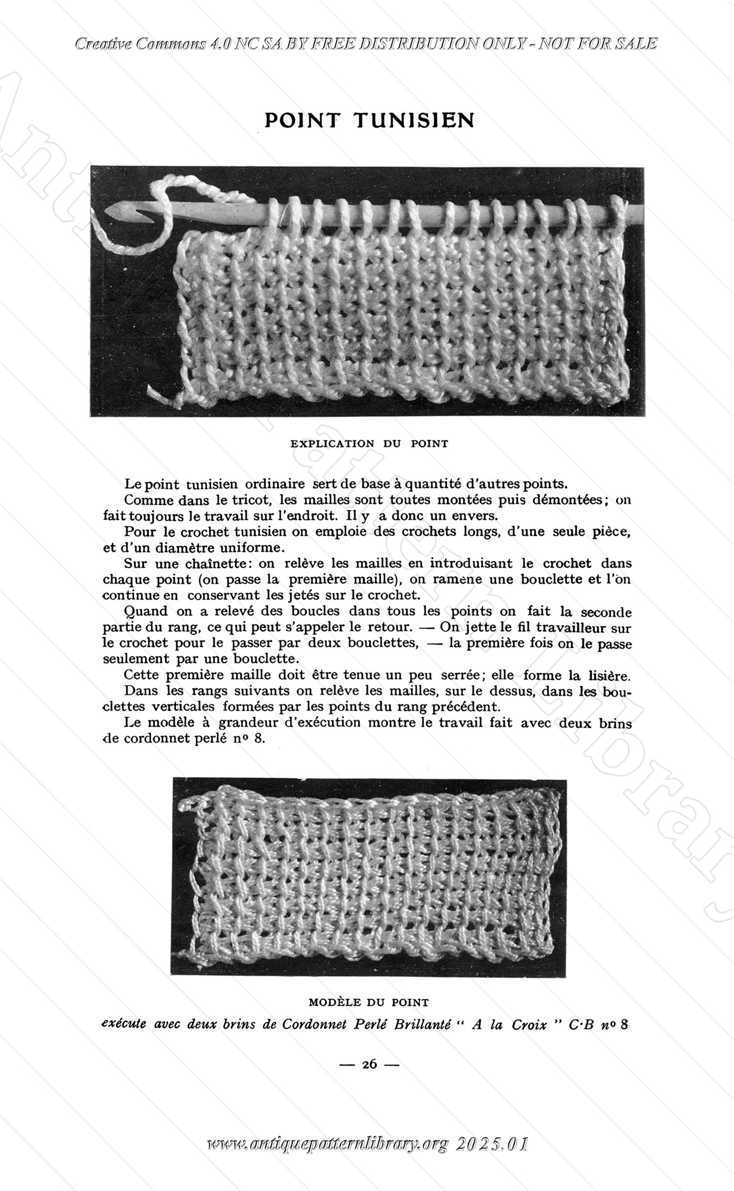 C-YS538 Les Points de Crochet