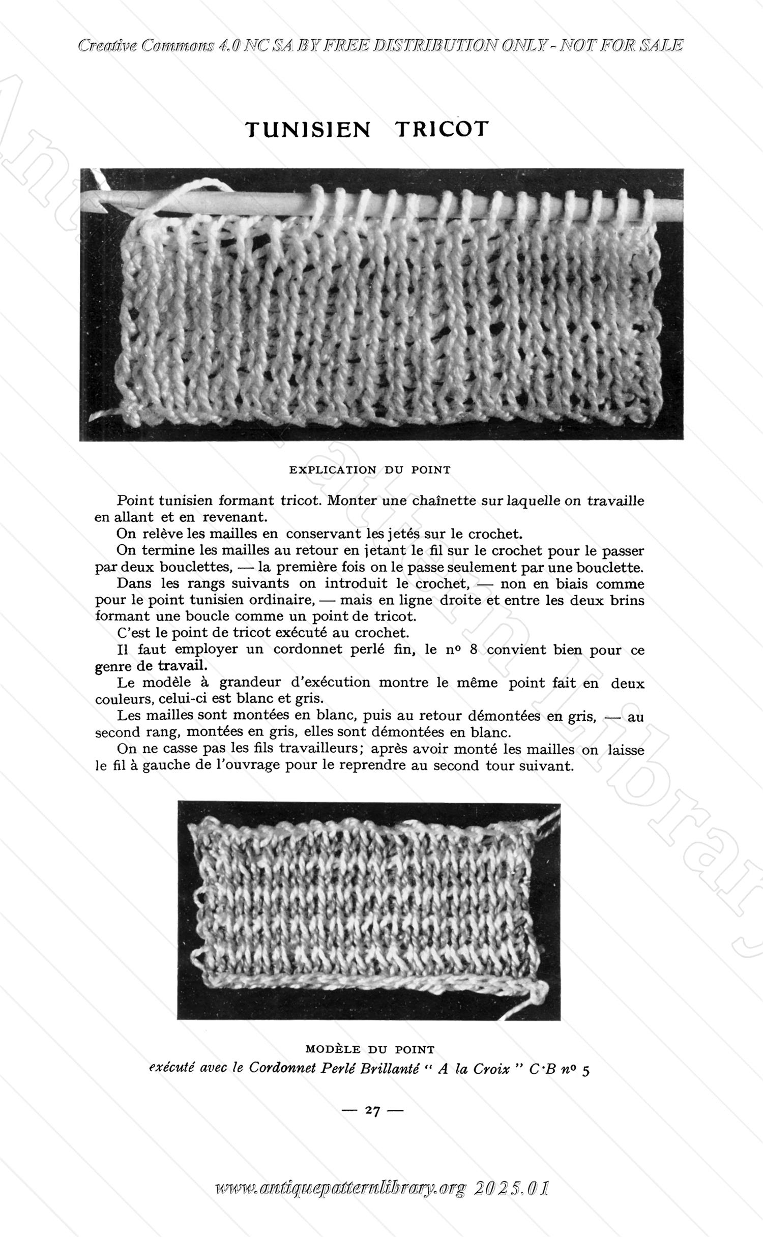 C-YS538 Les Points de Crochet