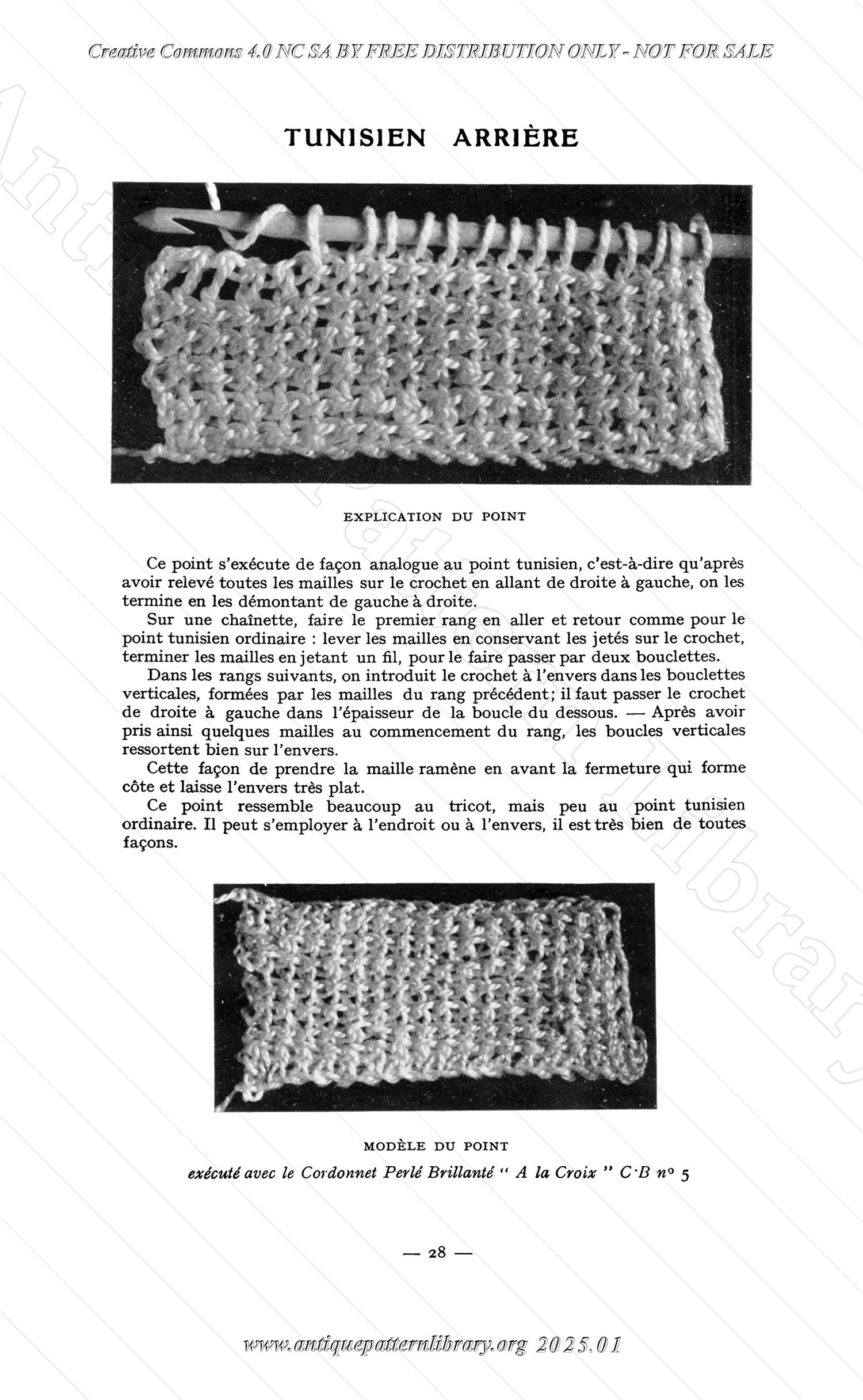 C-YS538 Les Points de Crochet