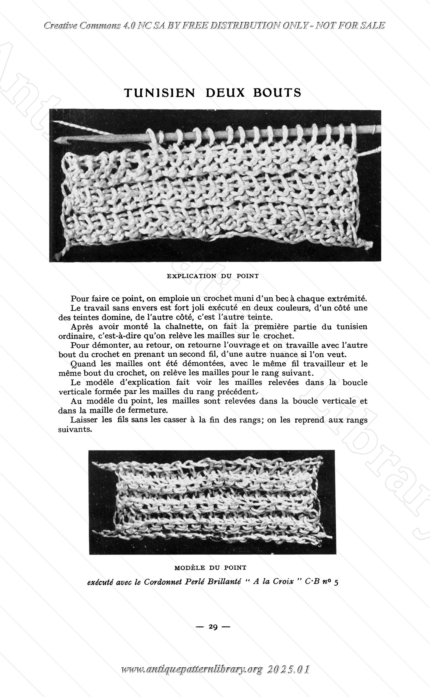 C-YS538 Les Points de Crochet