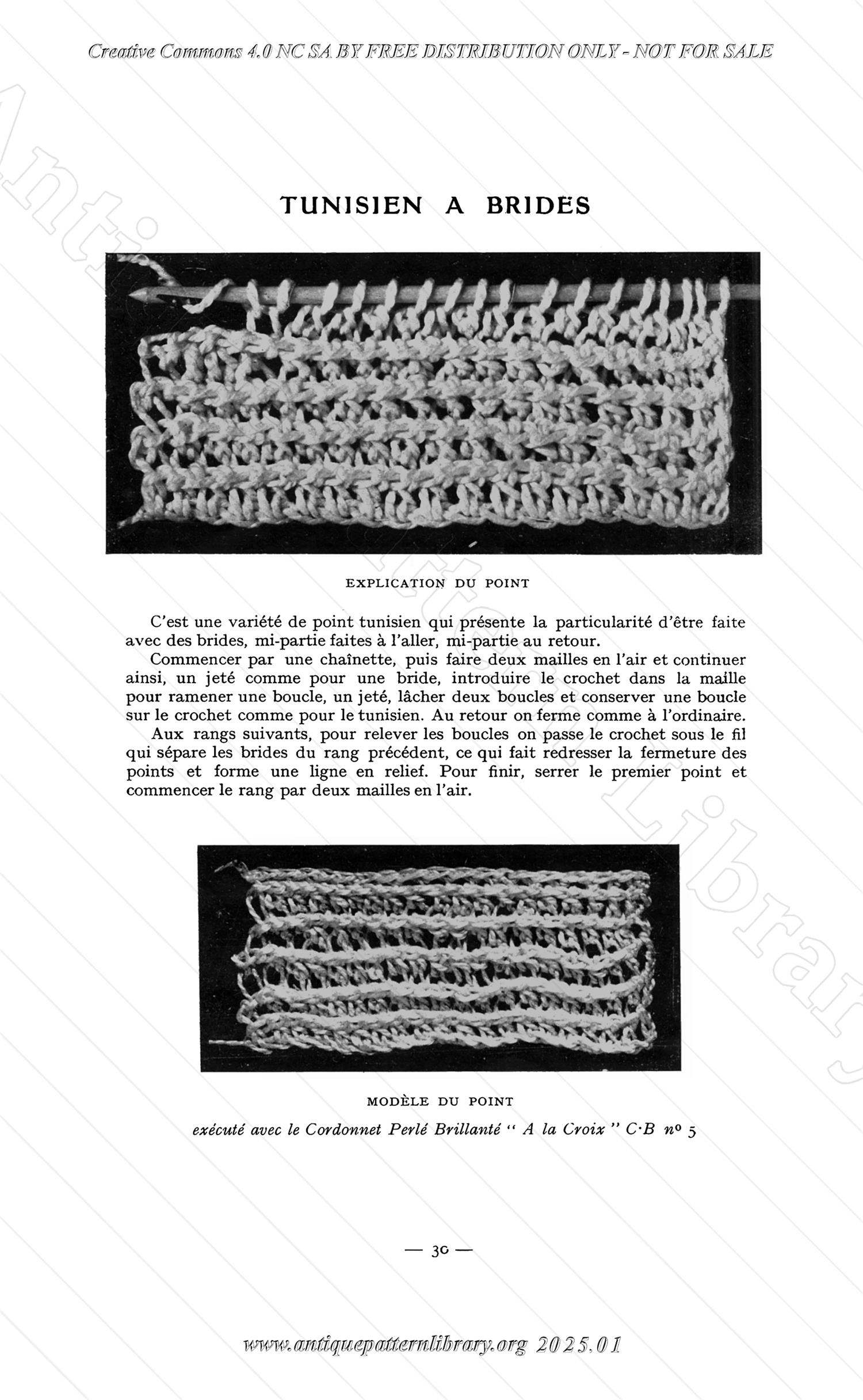 C-YS538 Les Points de Crochet