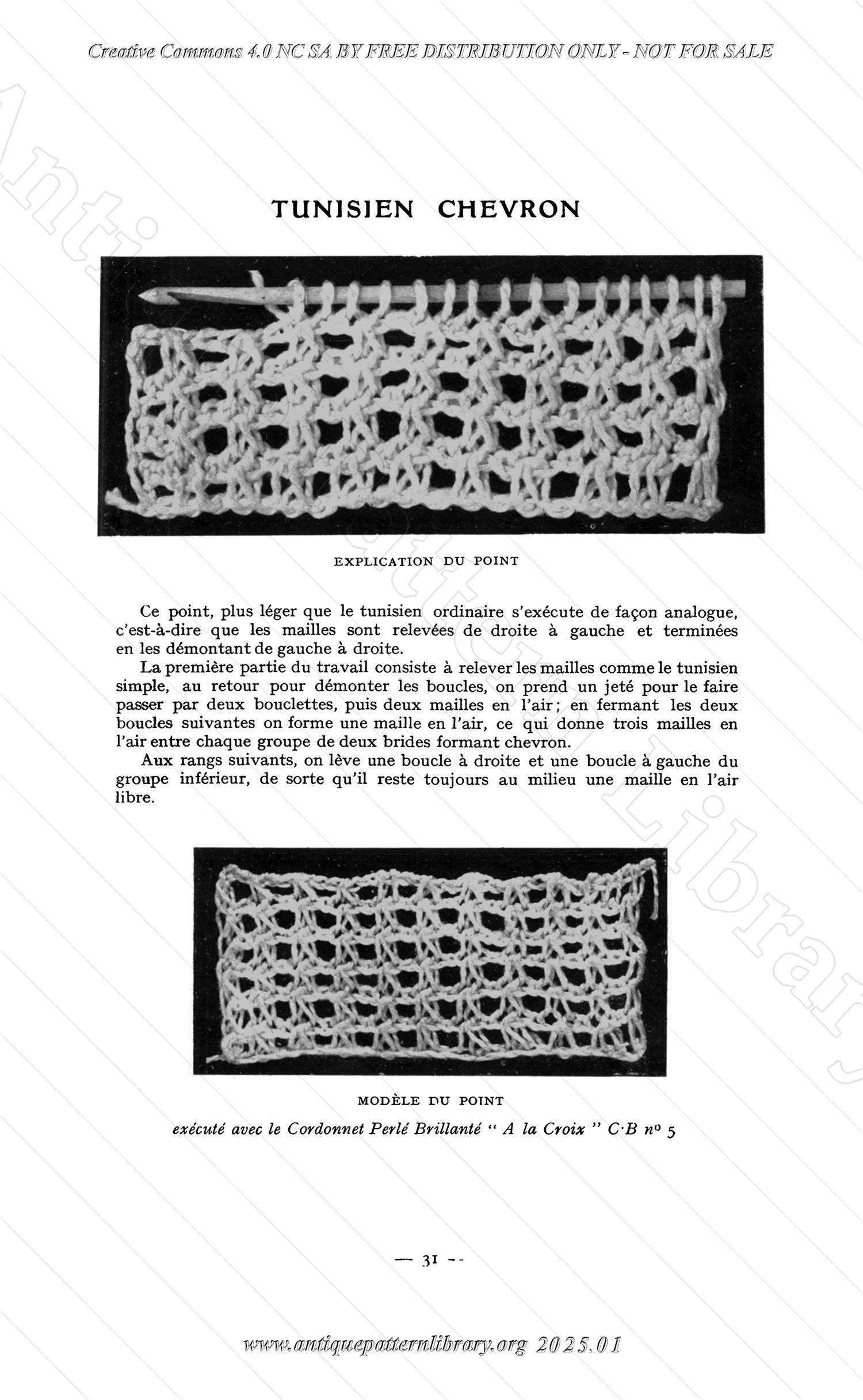 C-YS538 Les Points de Crochet