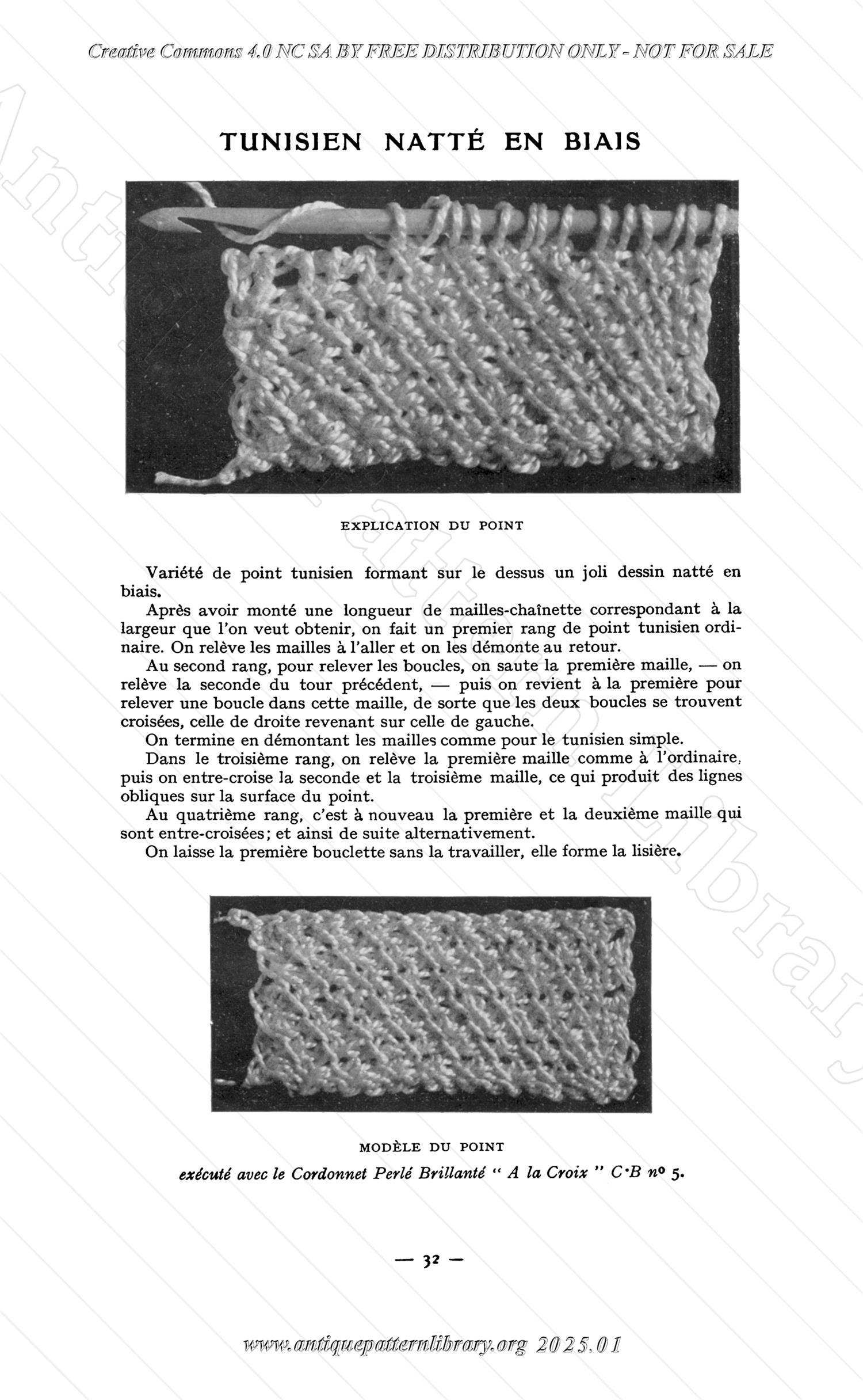 C-YS538 Les Points de Crochet