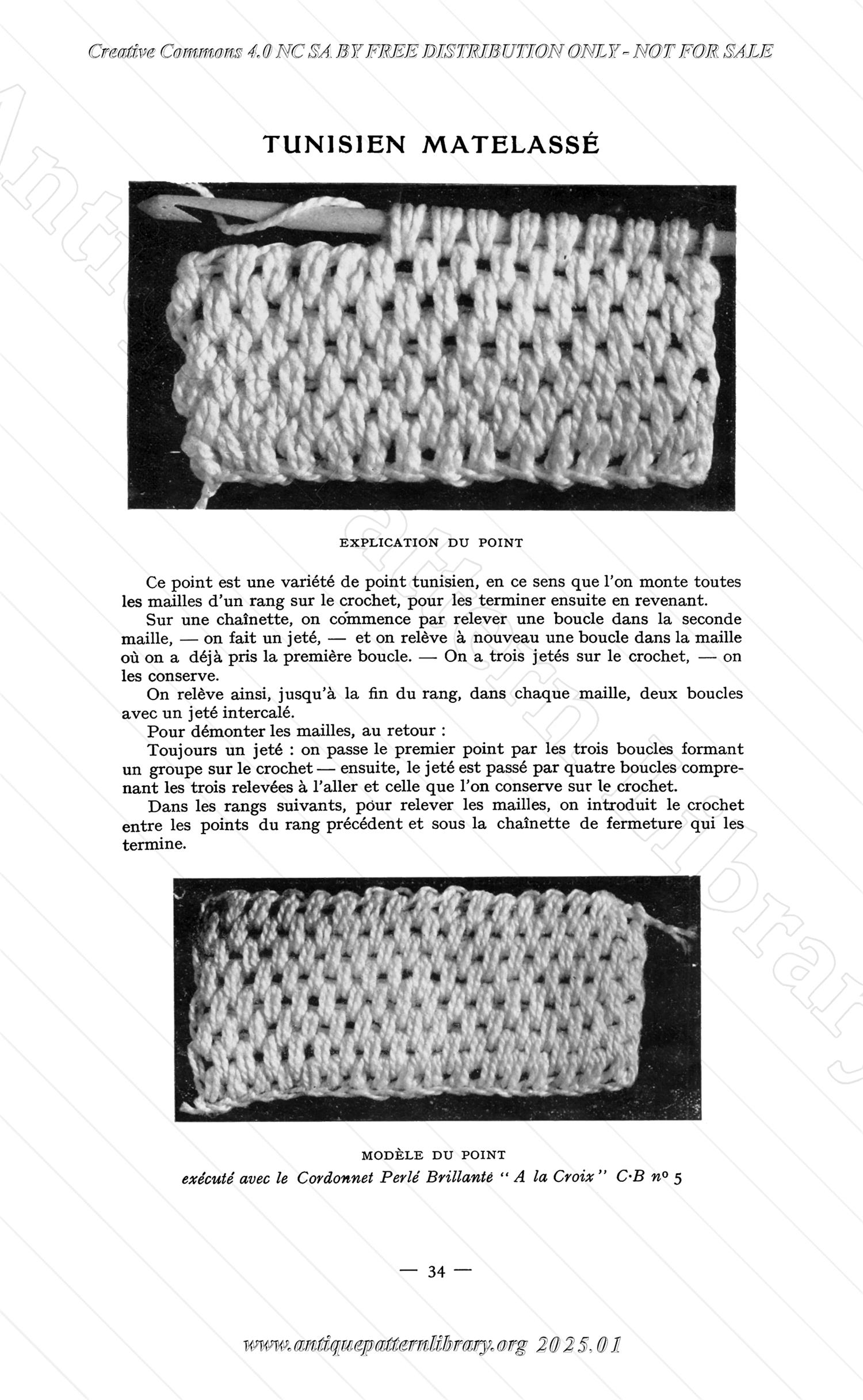 C-YS538 Les Points de Crochet