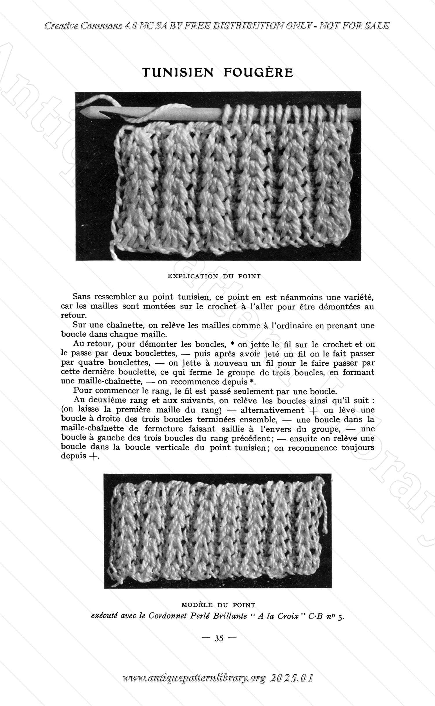 C-YS538 Les Points de Crochet