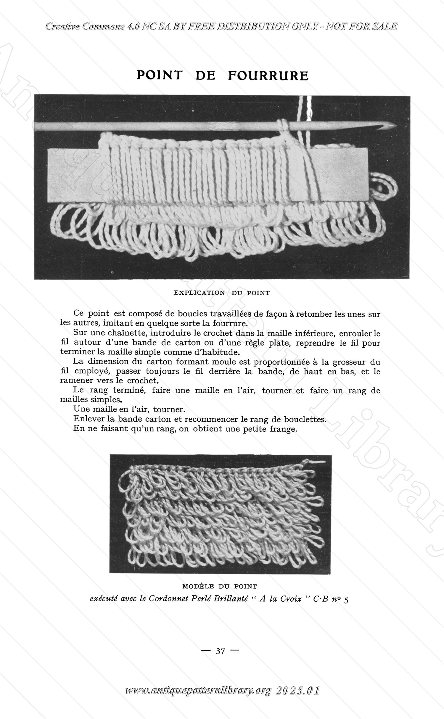 C-YS538 Les Points de Crochet