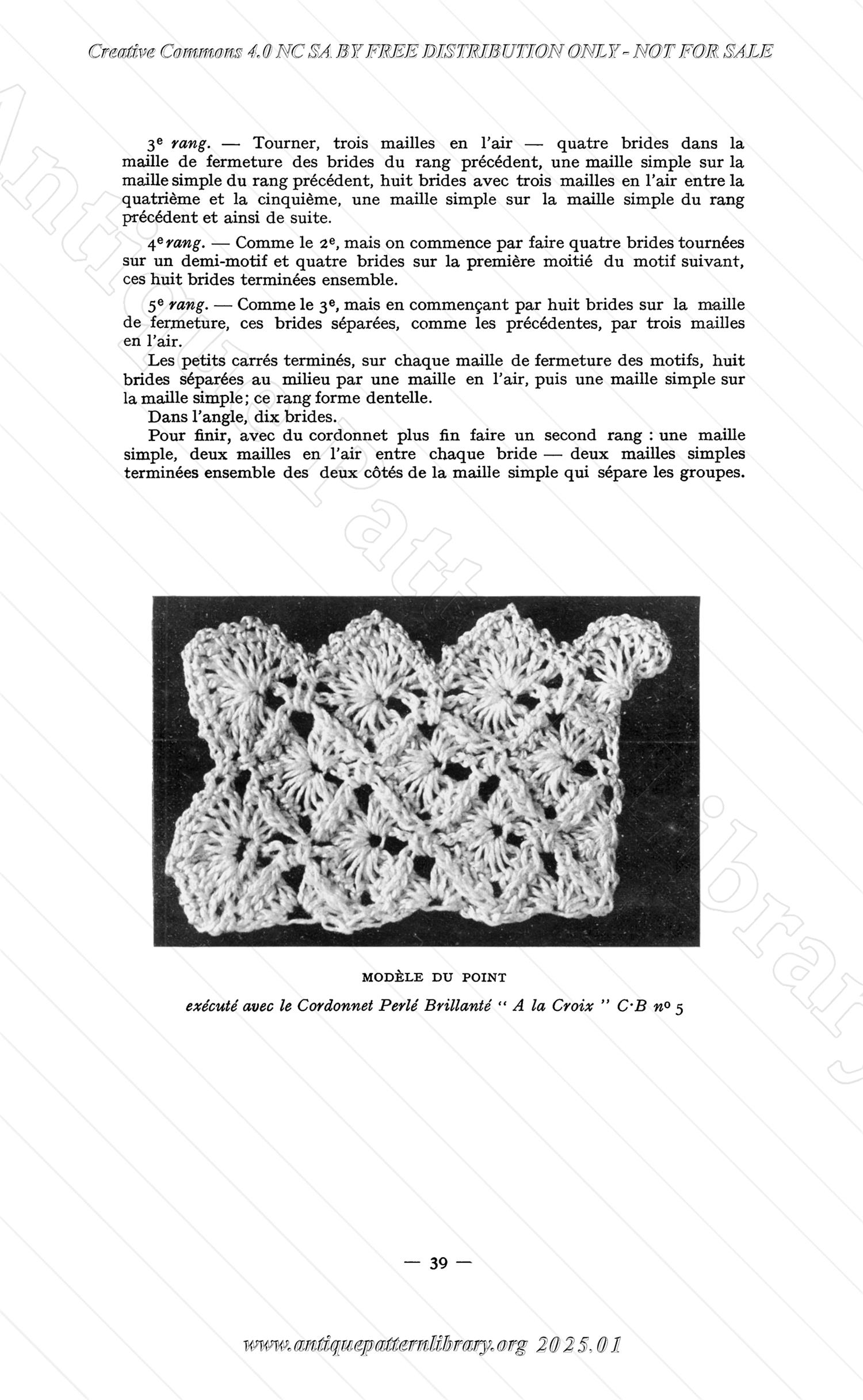 C-YS538 Les Points de Crochet