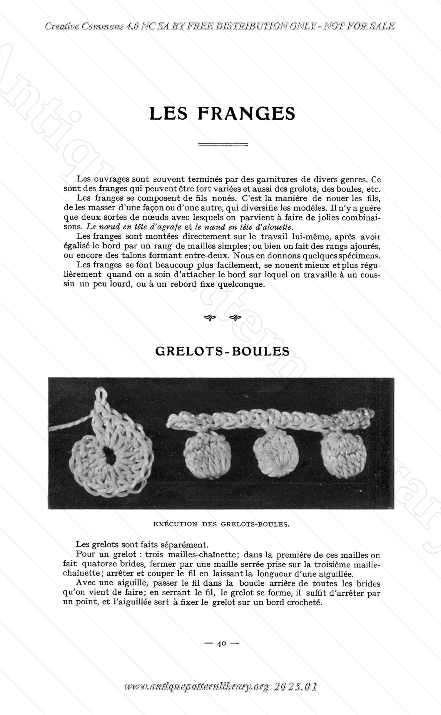 C-YS538 Les Points de Crochet