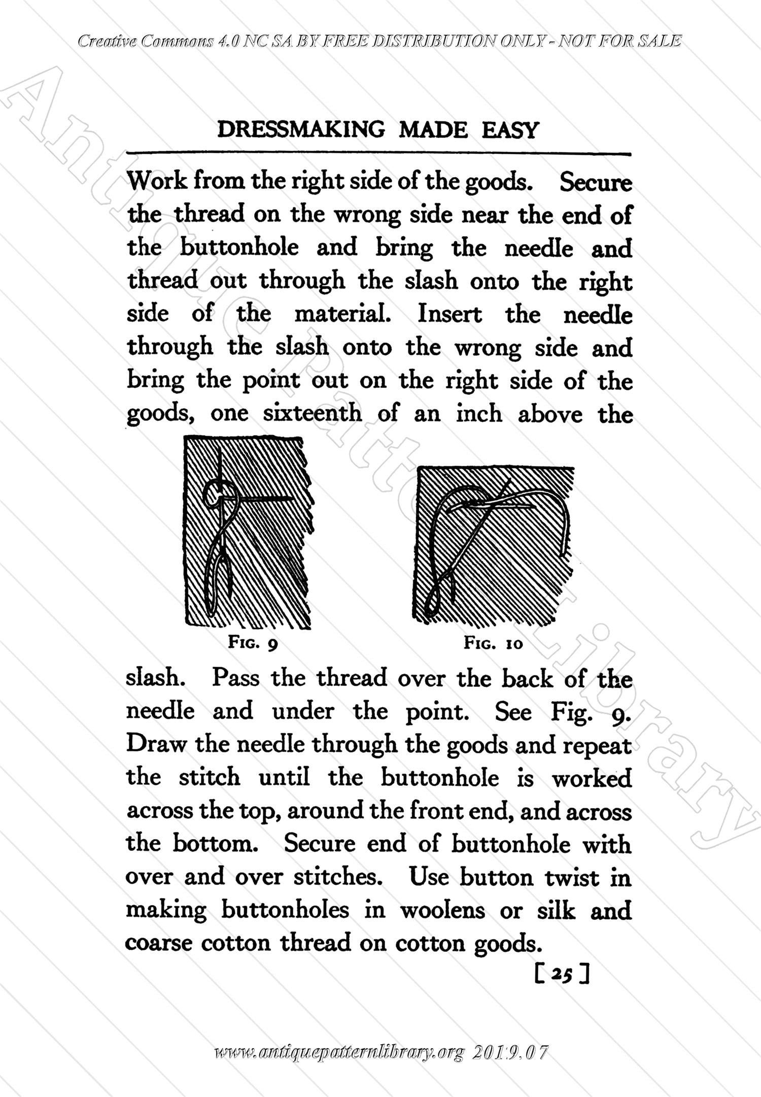 C-YS628 Dressmaking Made Easy