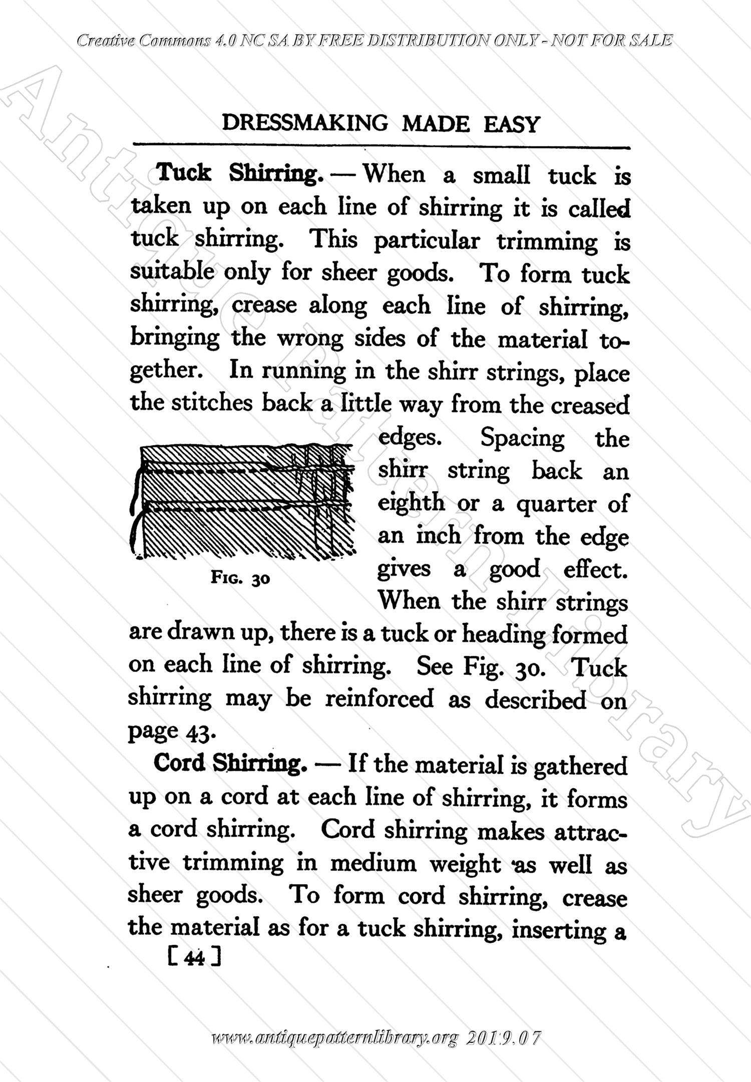 C-YS628 Dressmaking Made Easy