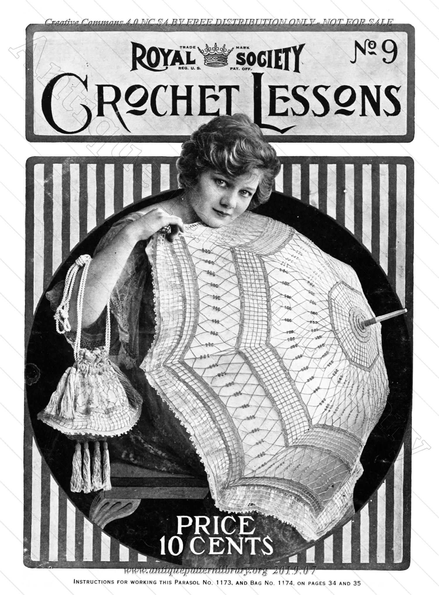 D-SW013 Royal Society Crochet Lessons No. 9
