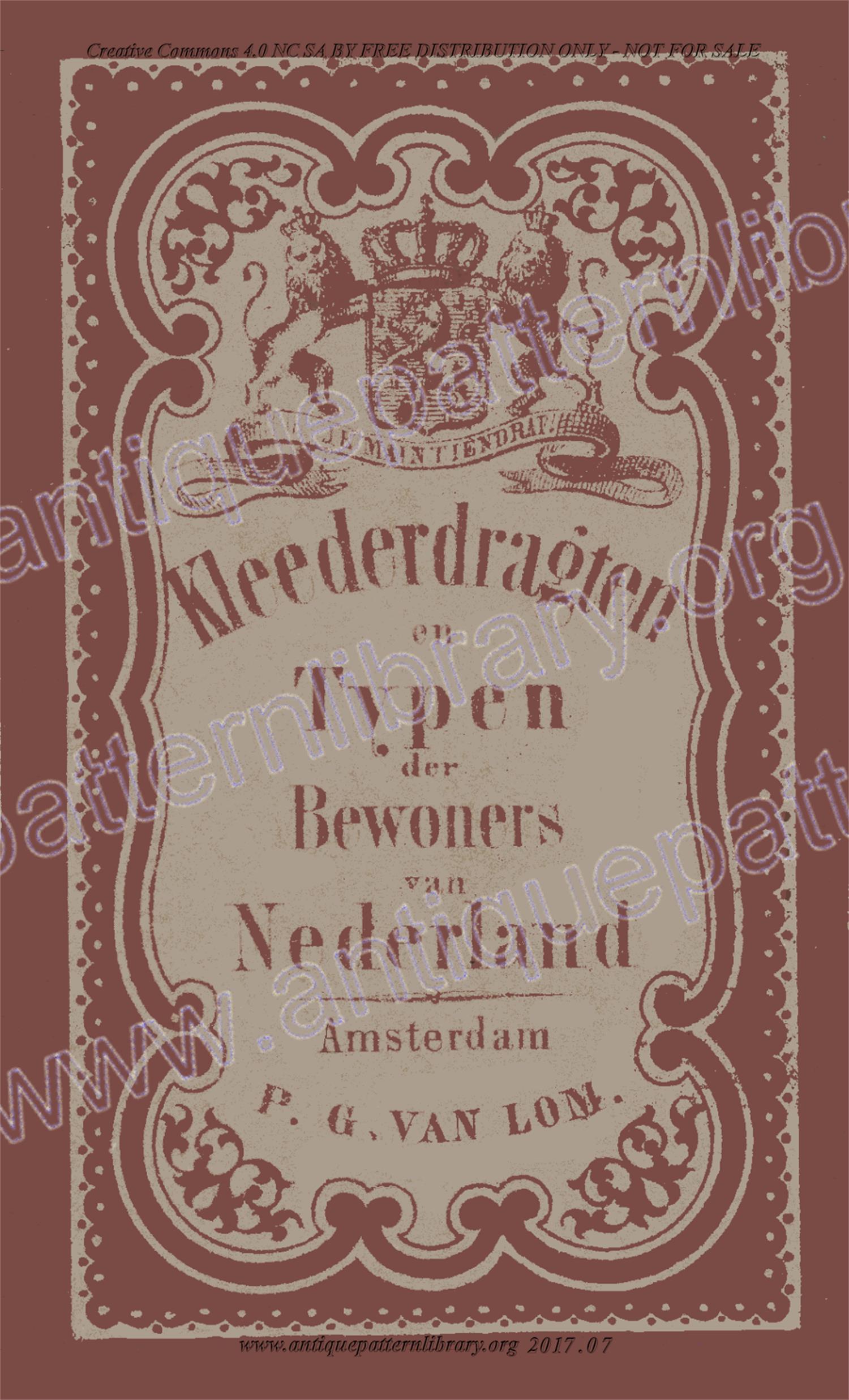 D-YS112 Kleederdragten en Typen der Bewoners van Nederland