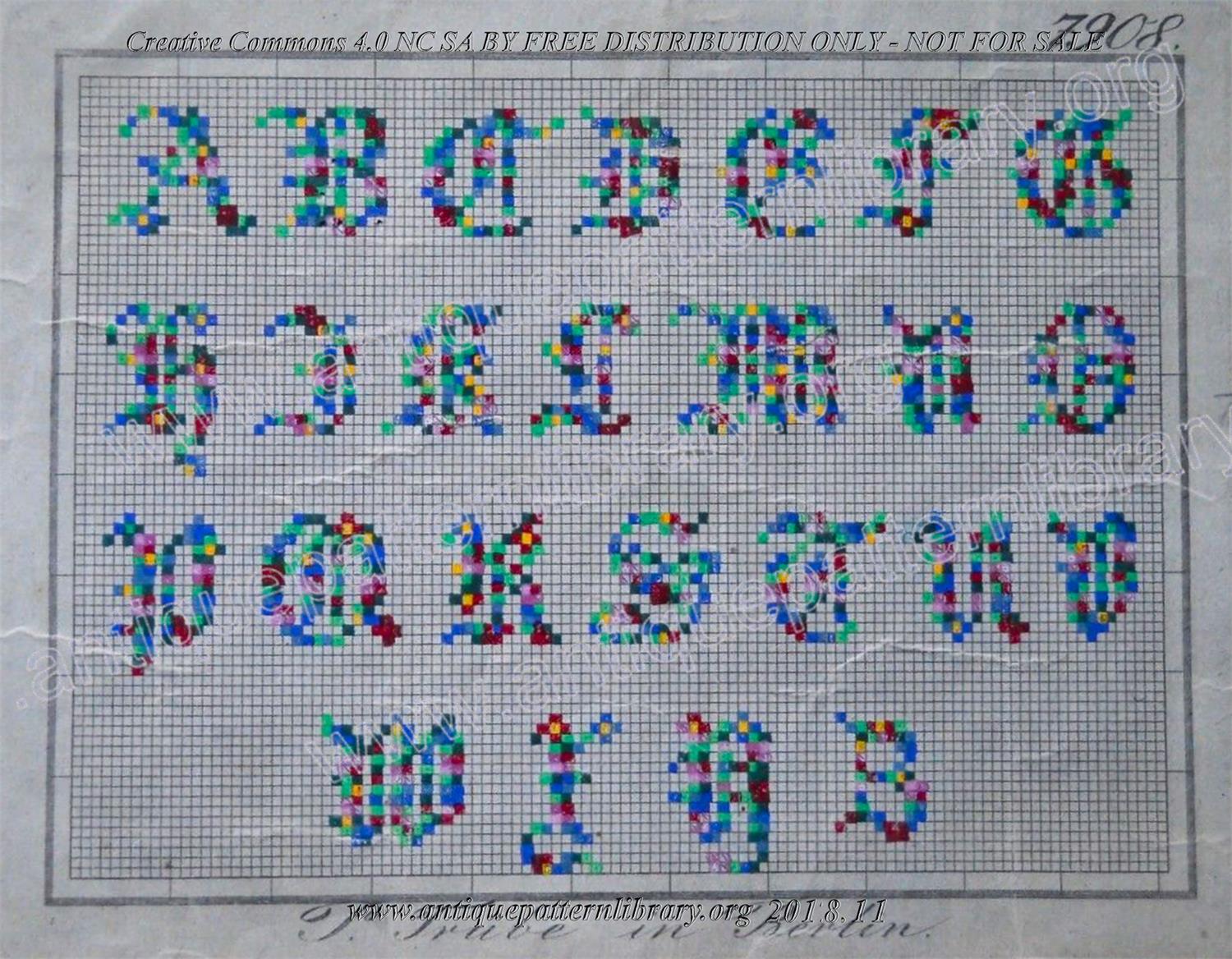 E-CR008 Multicolor Alphabet