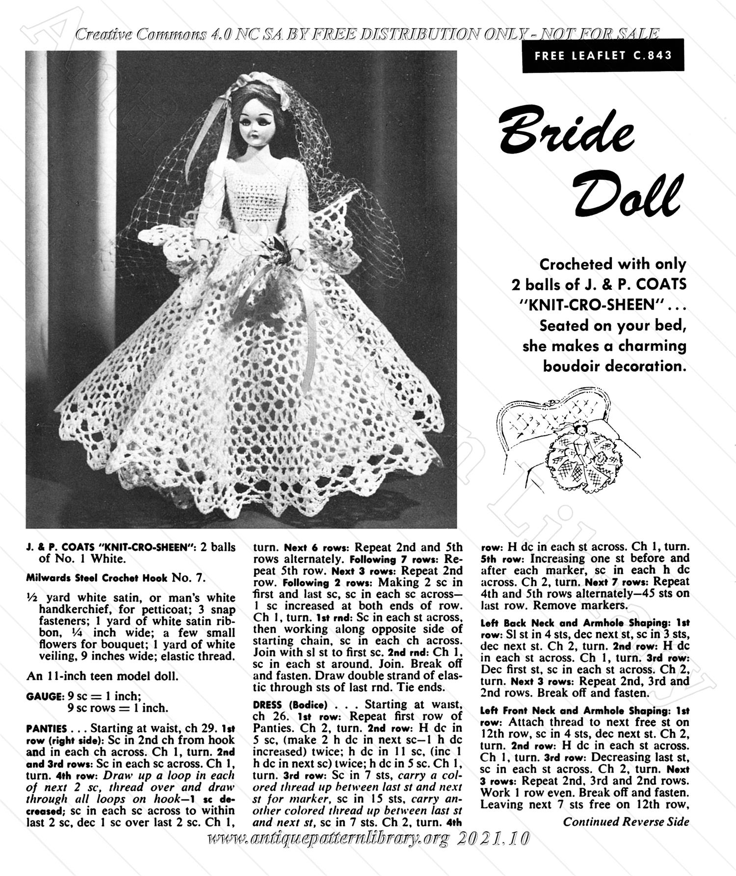 F-WM195 Bride Doll