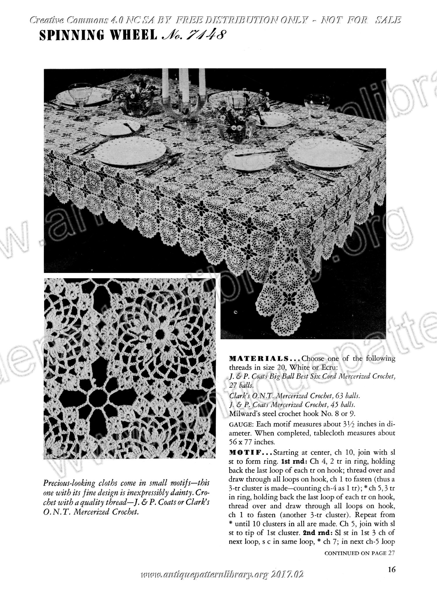 H-BW001 New Ideas In Crochet - Table Topics