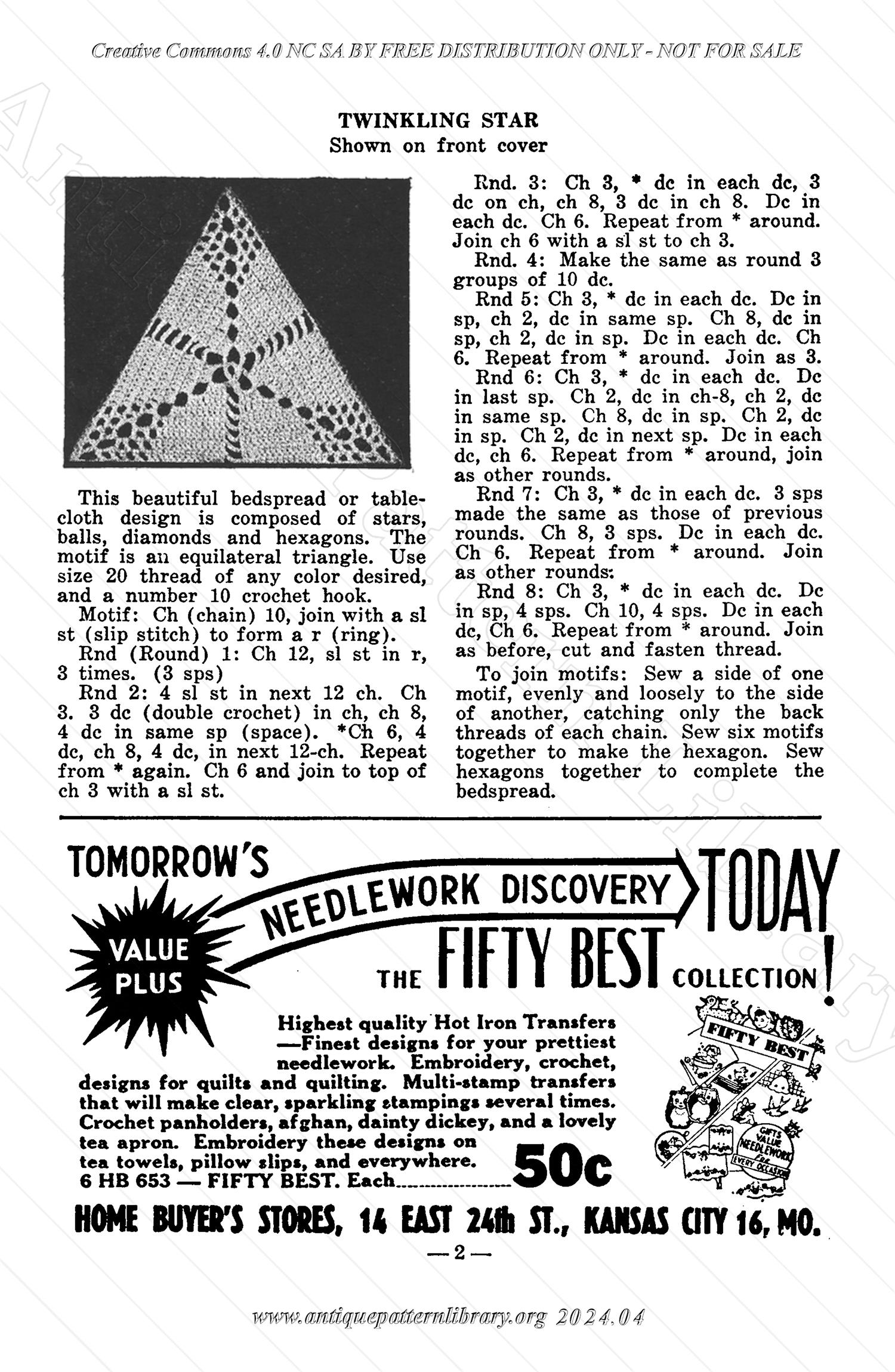 I-WB12B The Workbasket Vol. 12 August 1947 No. 11