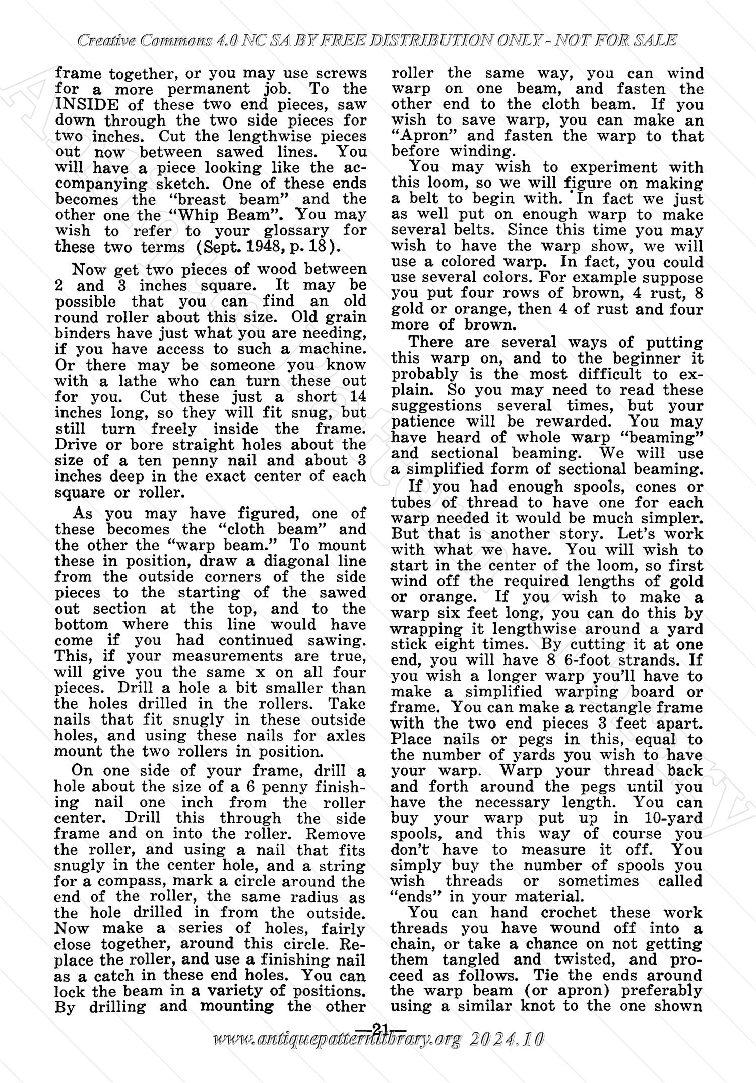 I-WB141 The Workbasket Volume 14 October 1948  No.1