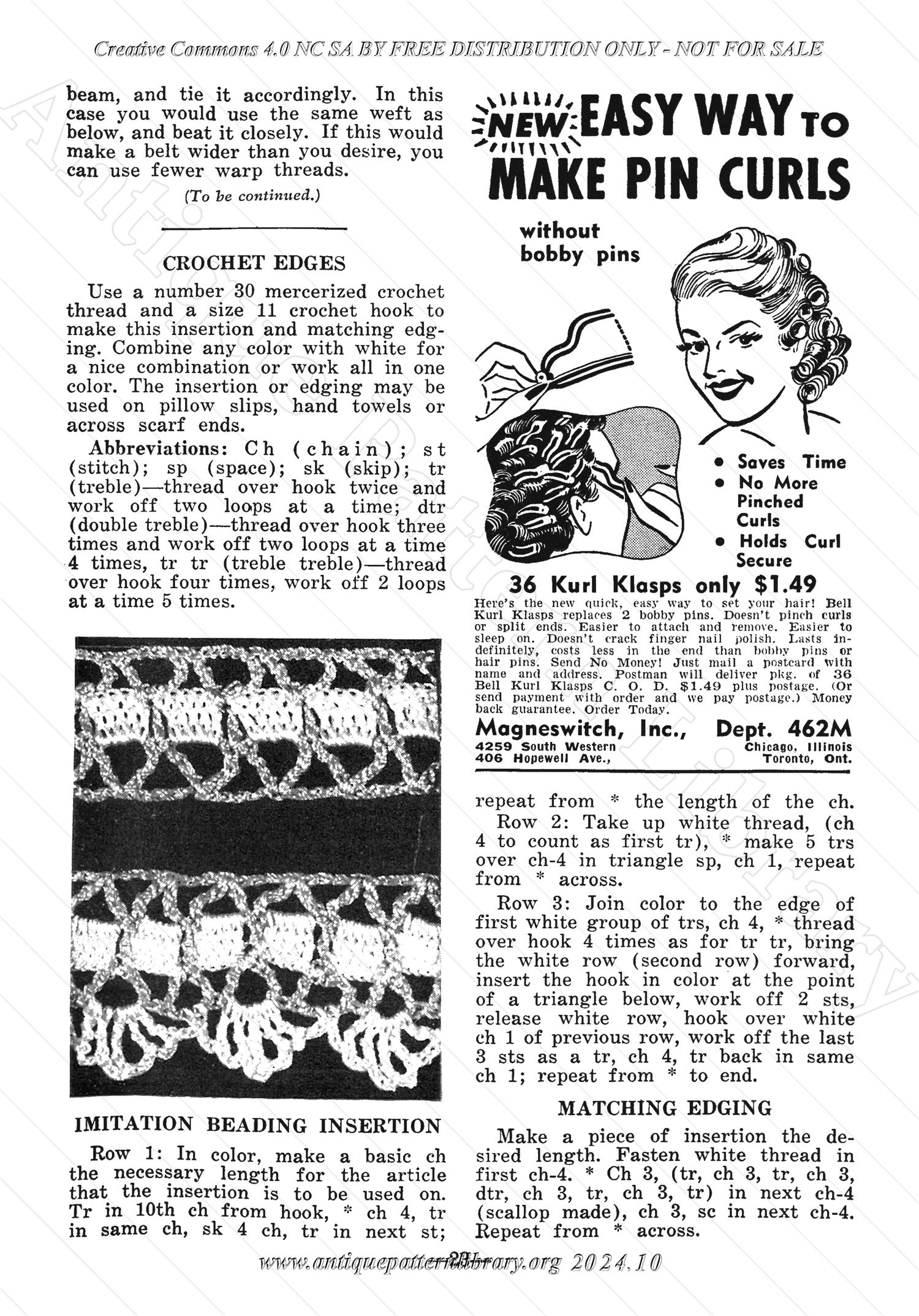 I-WB141 The Workbasket Volume 14 October 1948  No.1