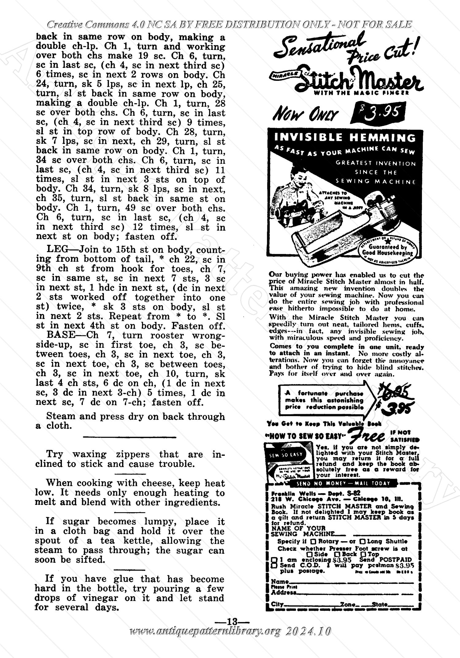 I-WB14B The Workbasket Volume 14 August 1949 No. 11