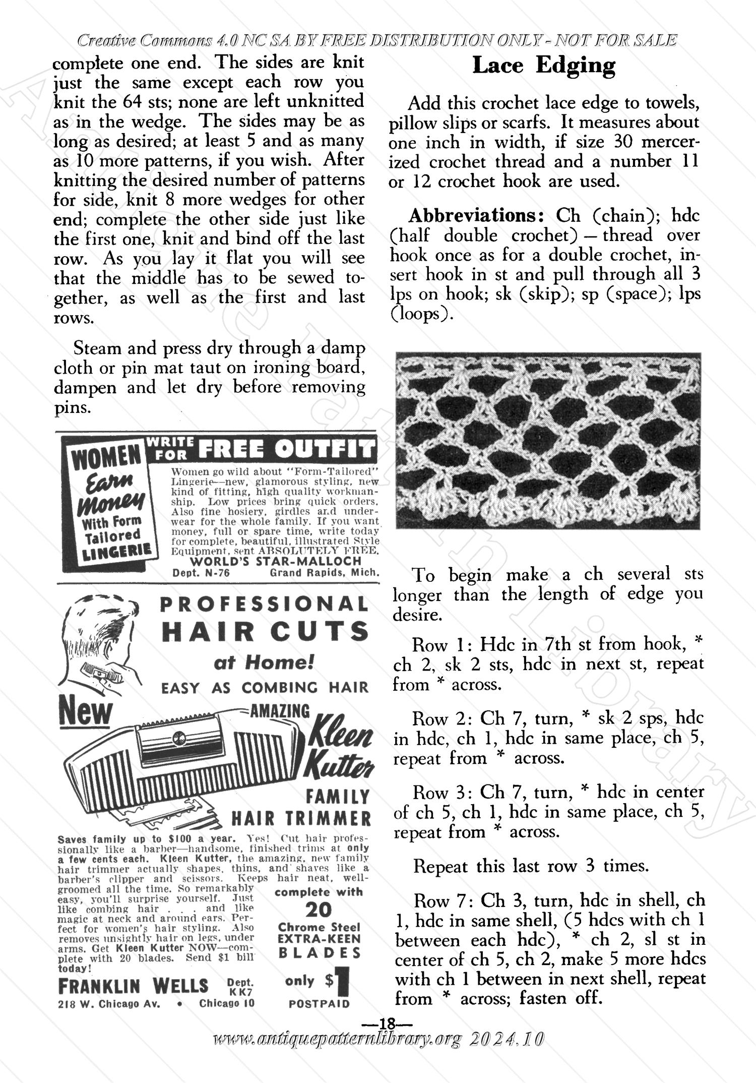 I-WB14B The Workbasket Volume 14 August 1949 No. 11