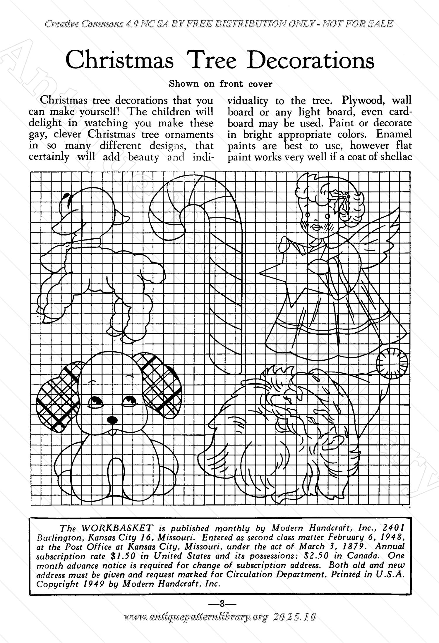 I-WB153 The Workbasket Volume 15 December 1949  No. 3