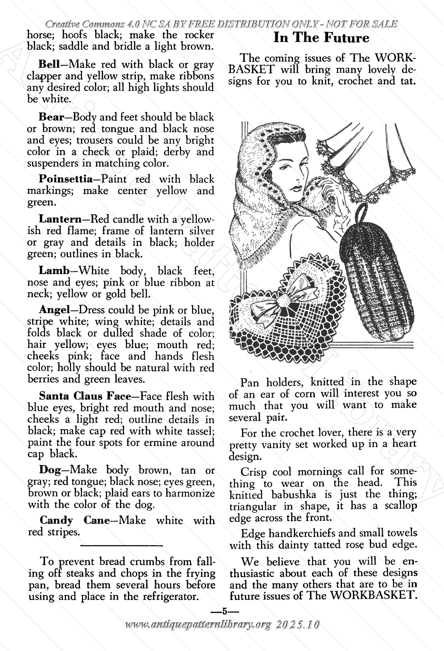 I-WB153 The Workbasket Volume 15 December 1949  No. 3