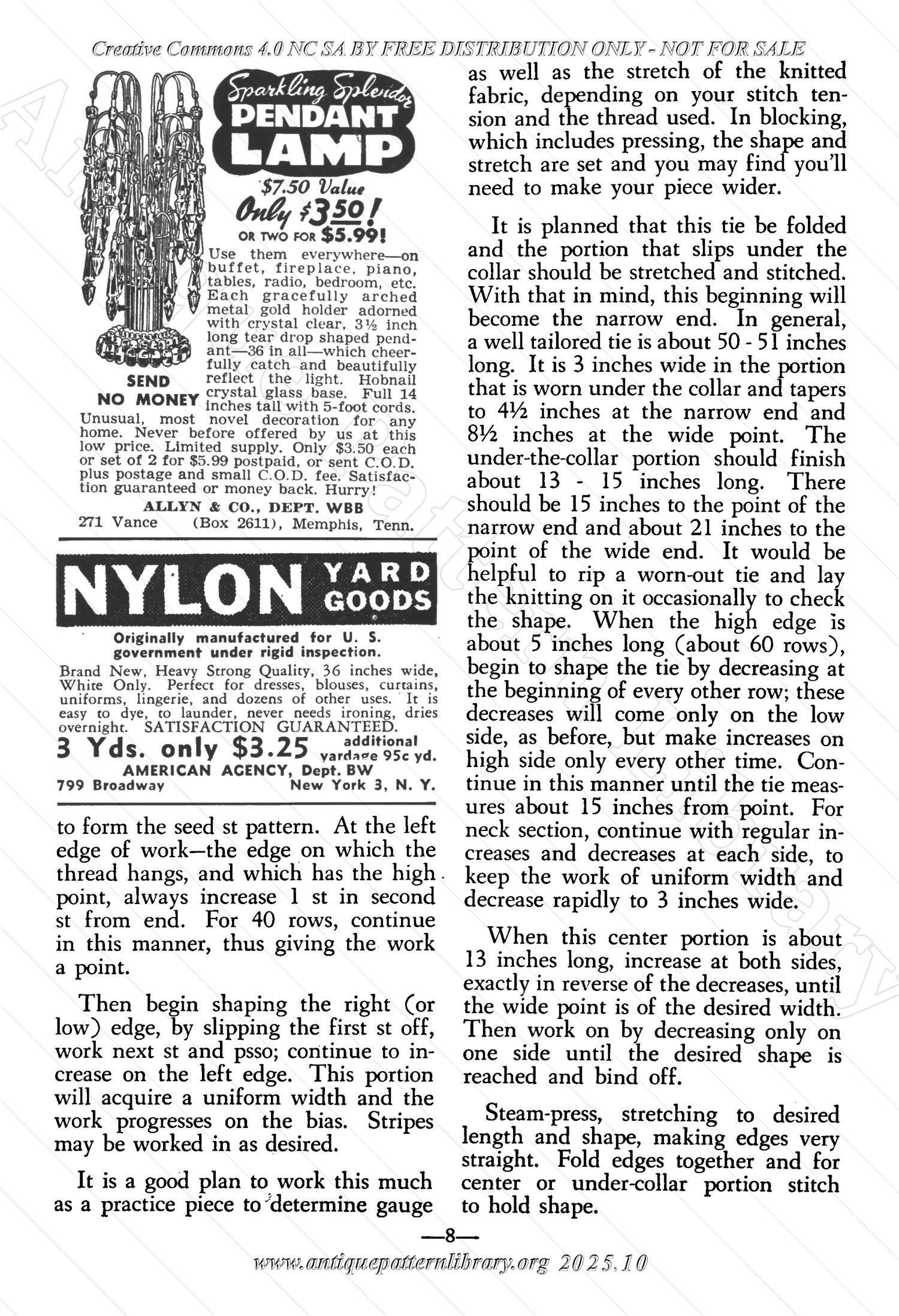 I-WB153 The Workbasket Volume 15 December 1949  No. 3