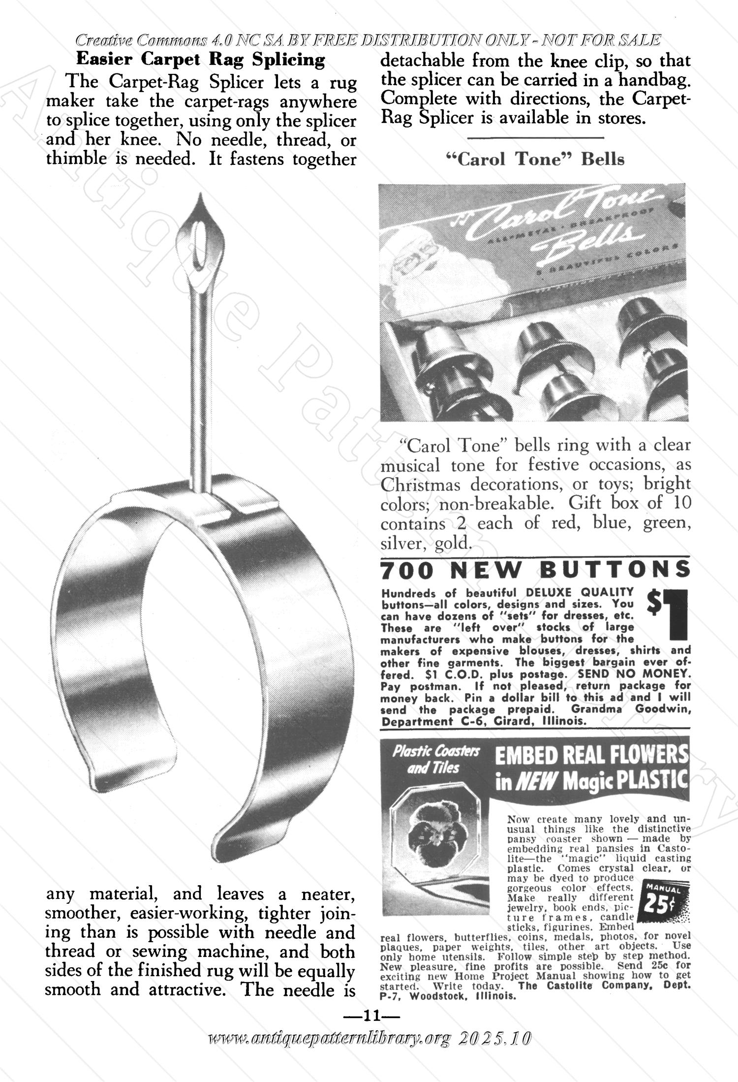 I-WB153 The Workbasket Volume 15 December 1949  No. 3