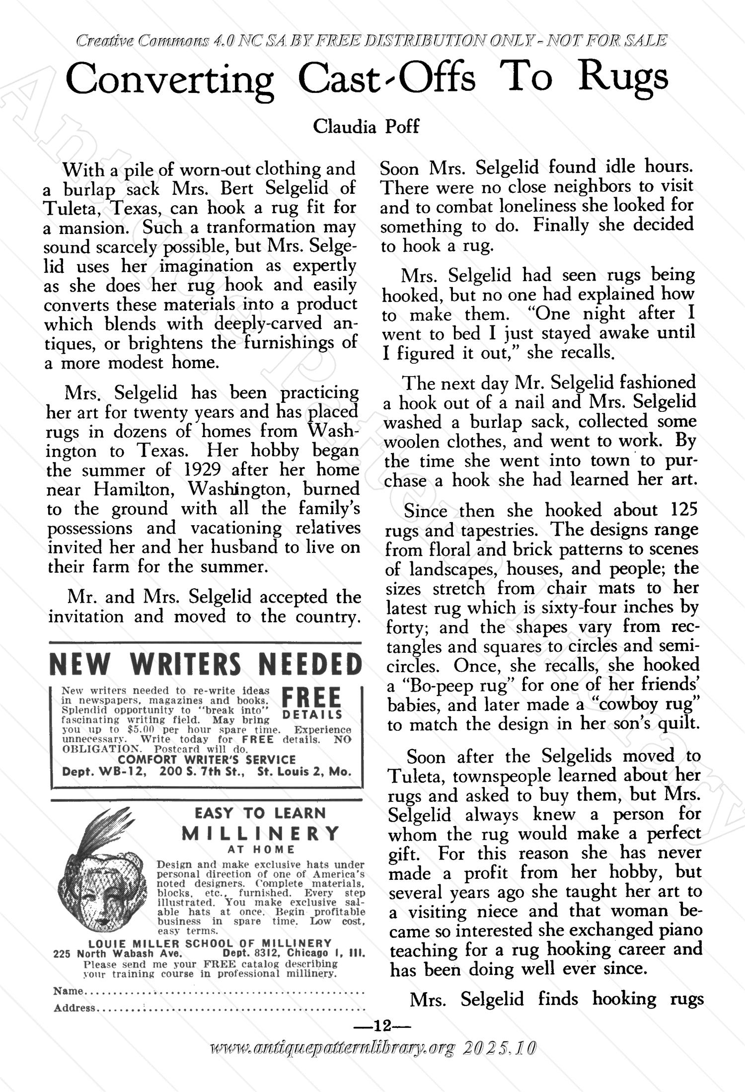 I-WB153 The Workbasket Volume 15 December 1949  No. 3