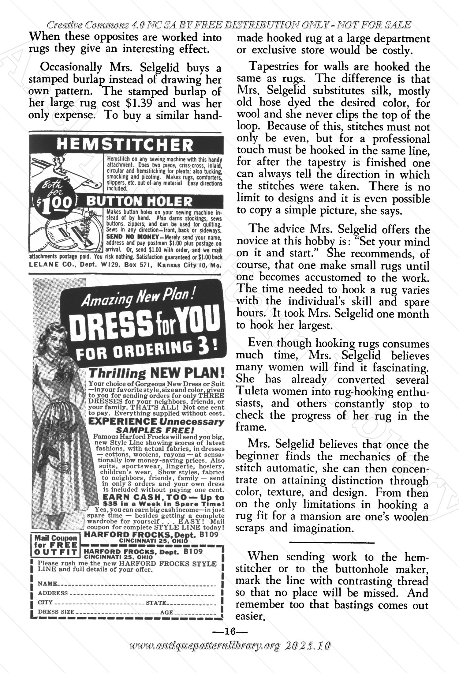 I-WB153 The Workbasket Volume 15 December 1949  No. 3