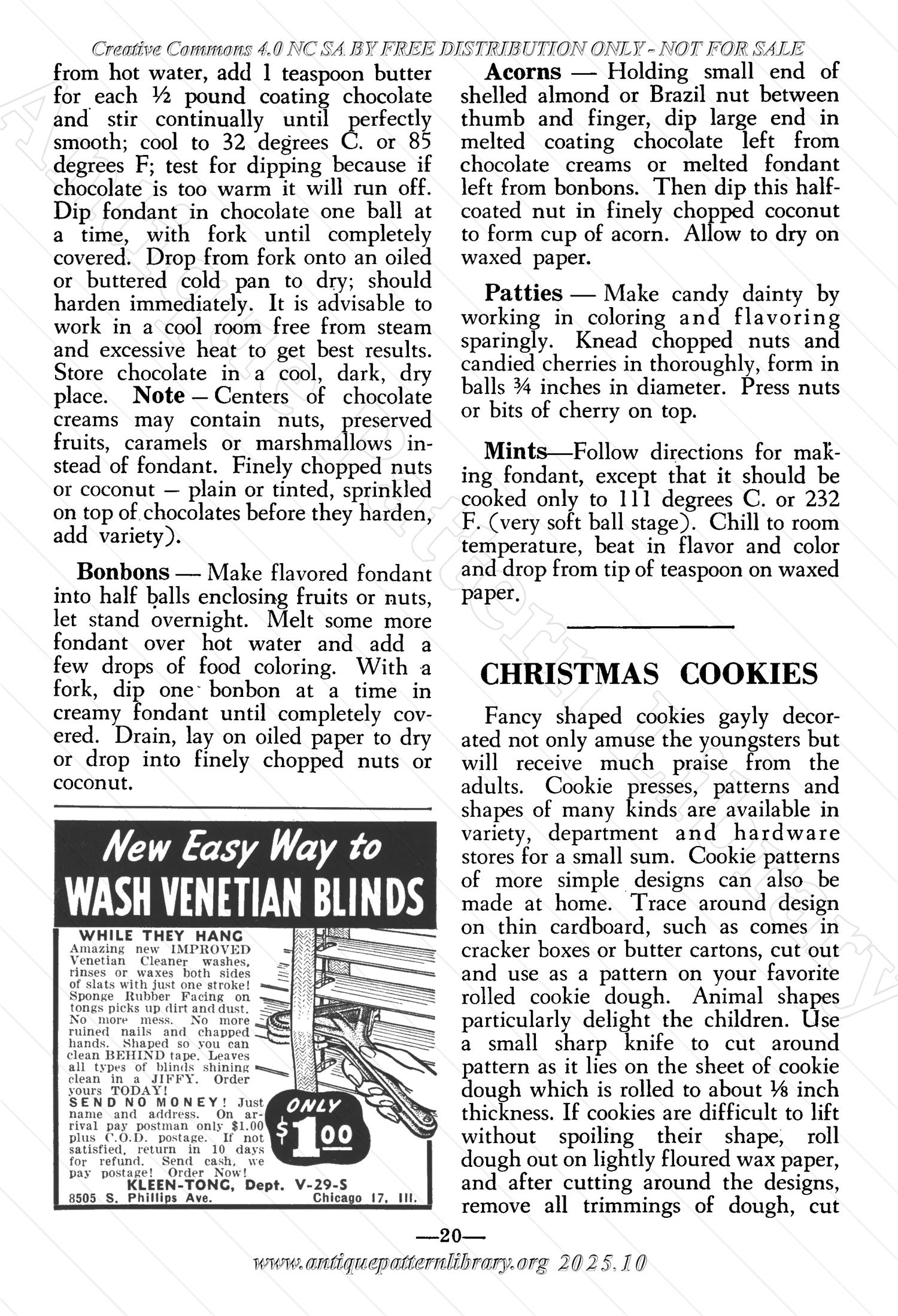 I-WB153 The Workbasket Volume 15 December 1949  No. 3