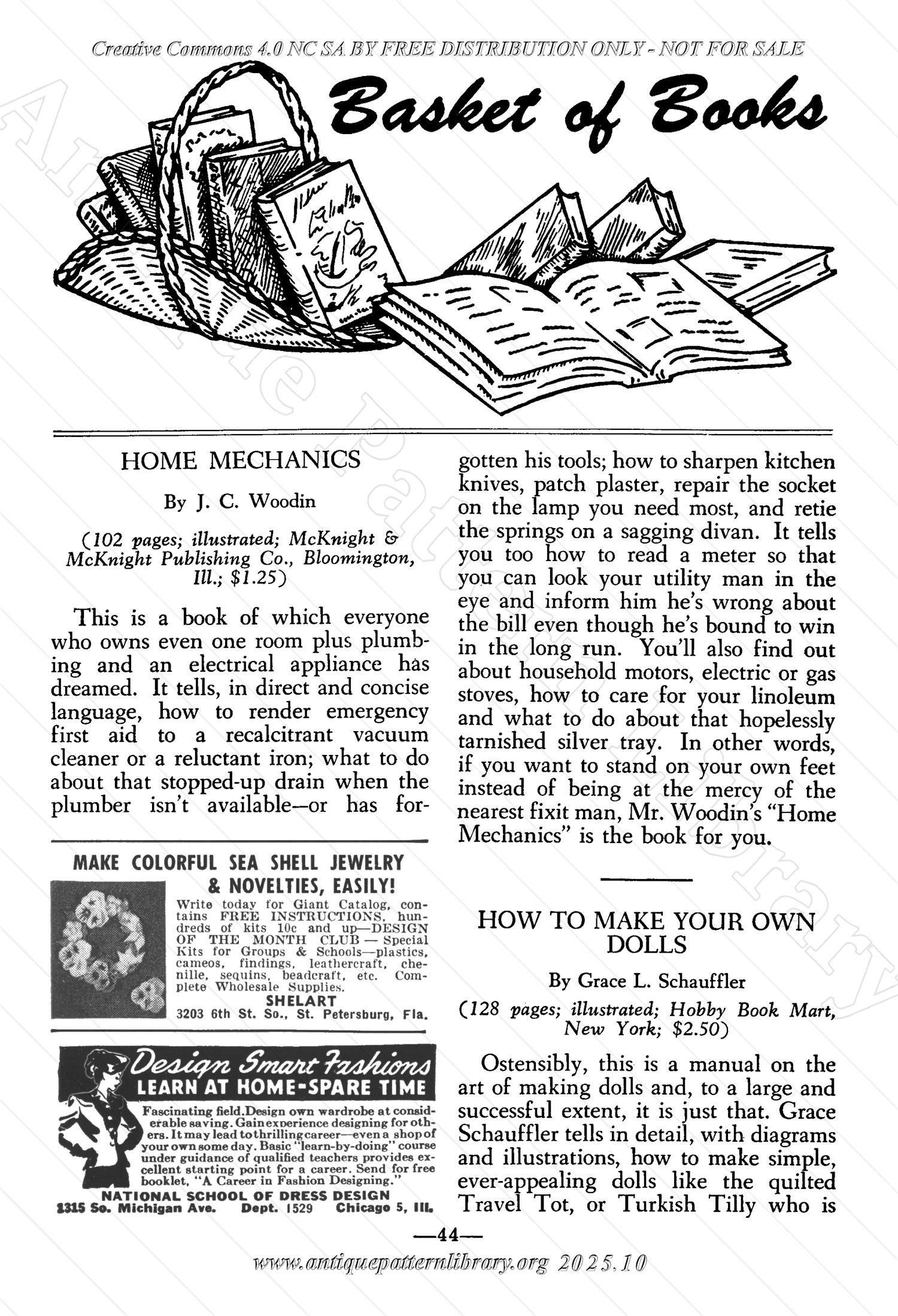 I-WB153 The Workbasket Volume 15 December 1949  No. 3