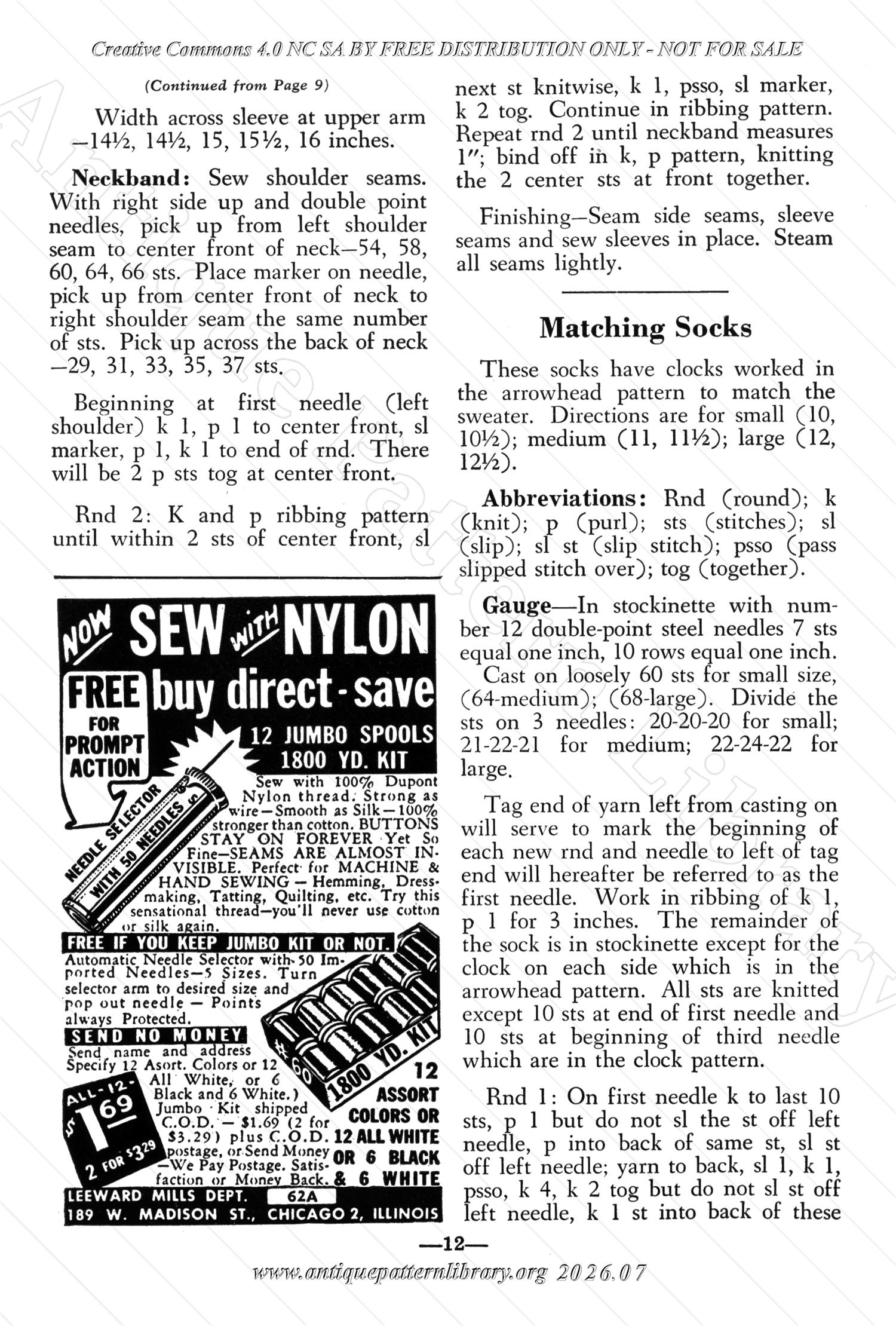 I-WB154 The Workbasket Volume 15 January 1950 No. 4