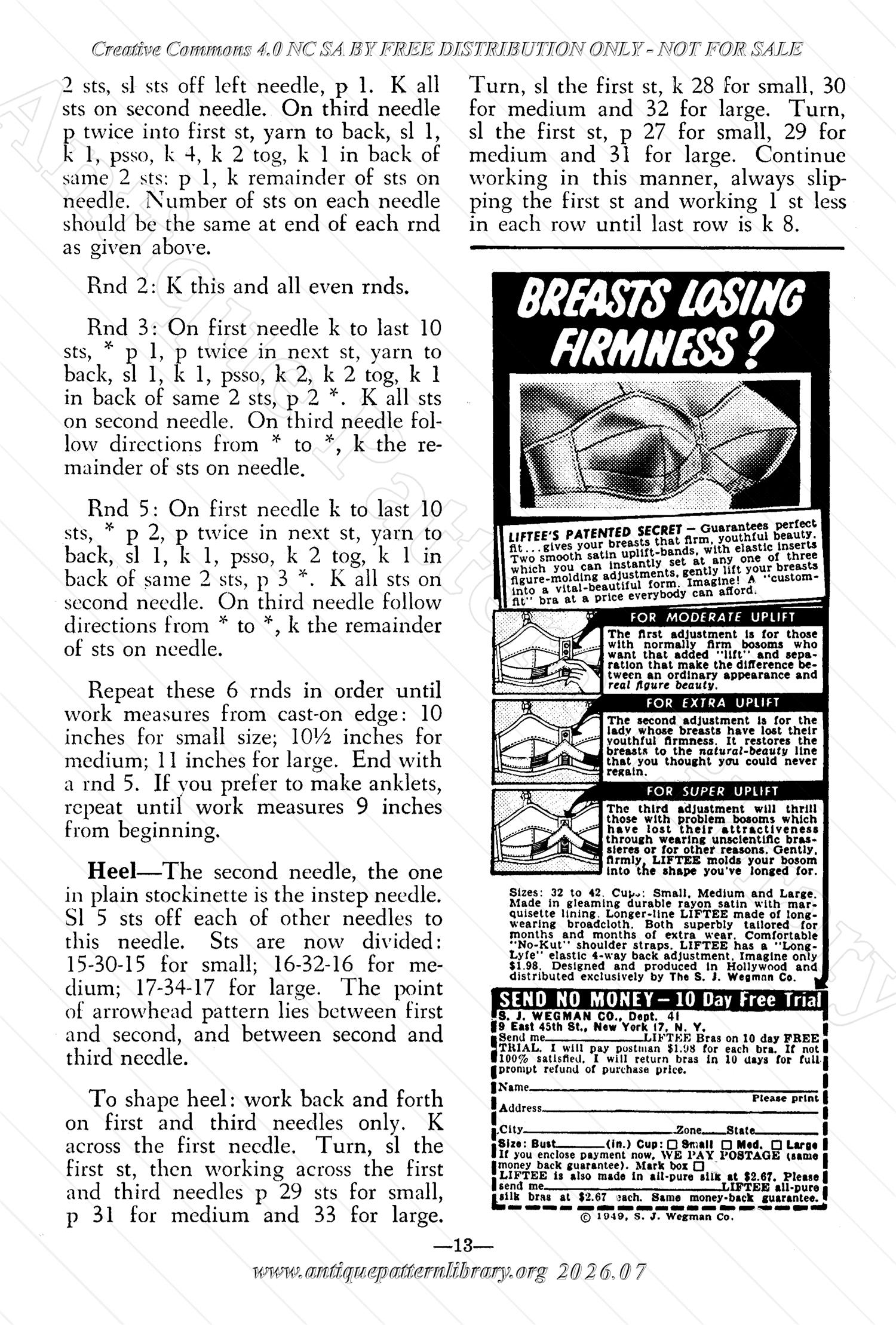 I-WB154 The Workbasket Volume 15 January 1950 No. 4