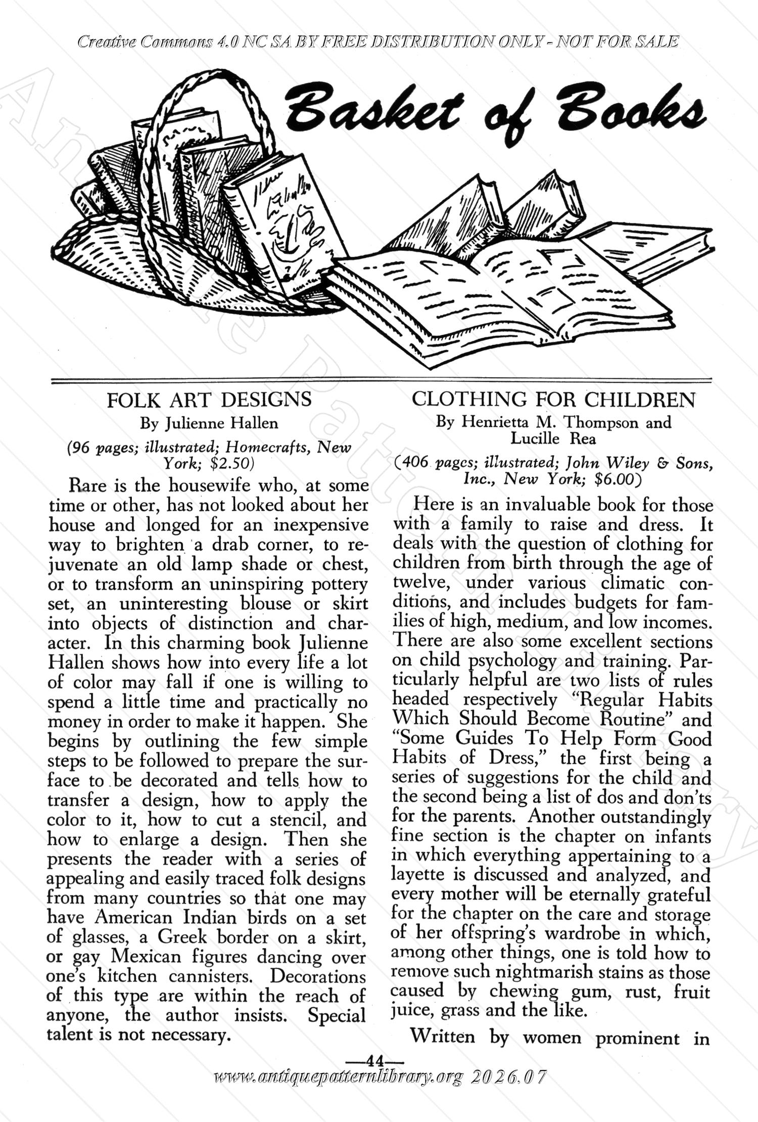 I-WB154 The Workbasket Volume 15 January 1950 No. 4