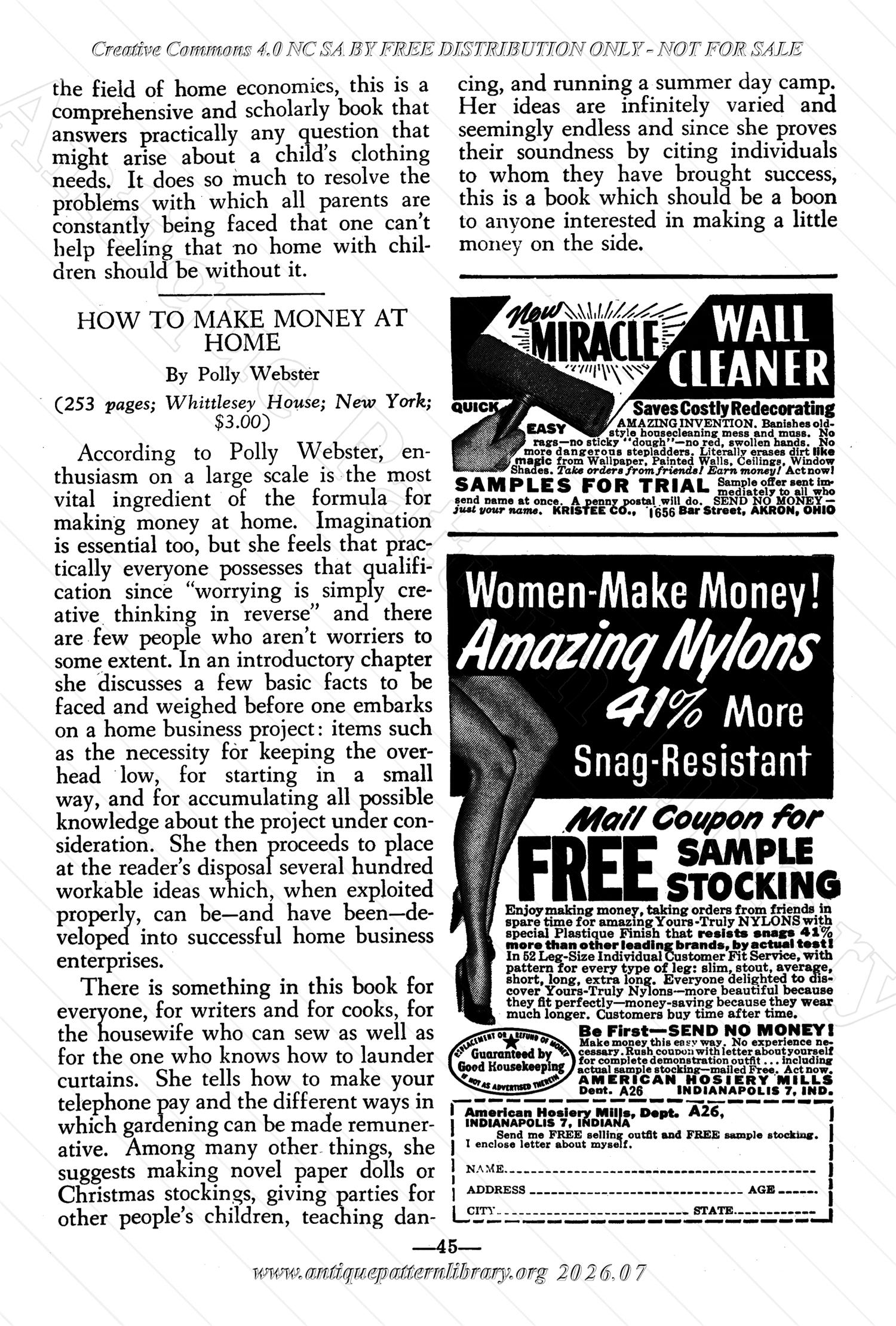 I-WB154 The Workbasket Volume 15 January 1950 No. 4