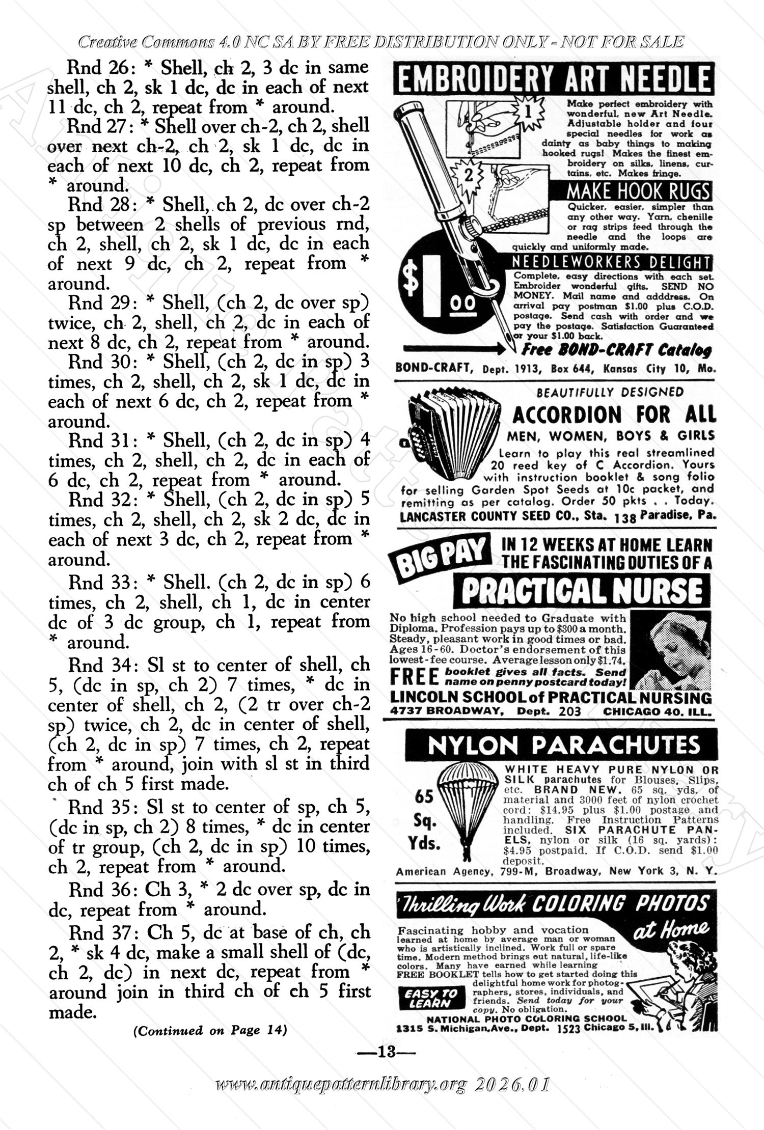 I-WB156 The Workbasket Volume 15 March 1950 No. 6