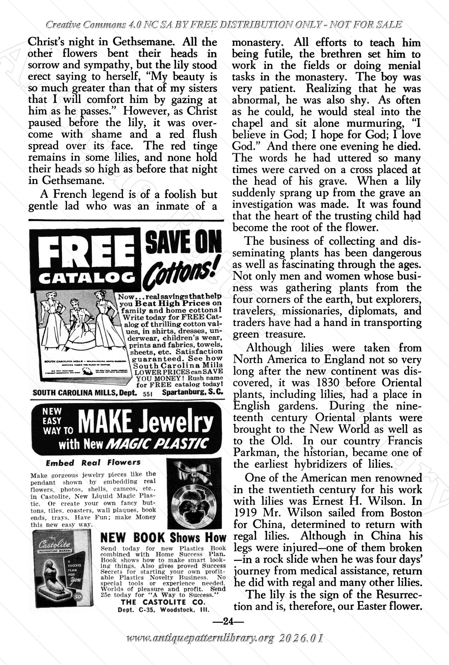 I-WB156 The Workbasket Volume 15 March 1950 No. 6