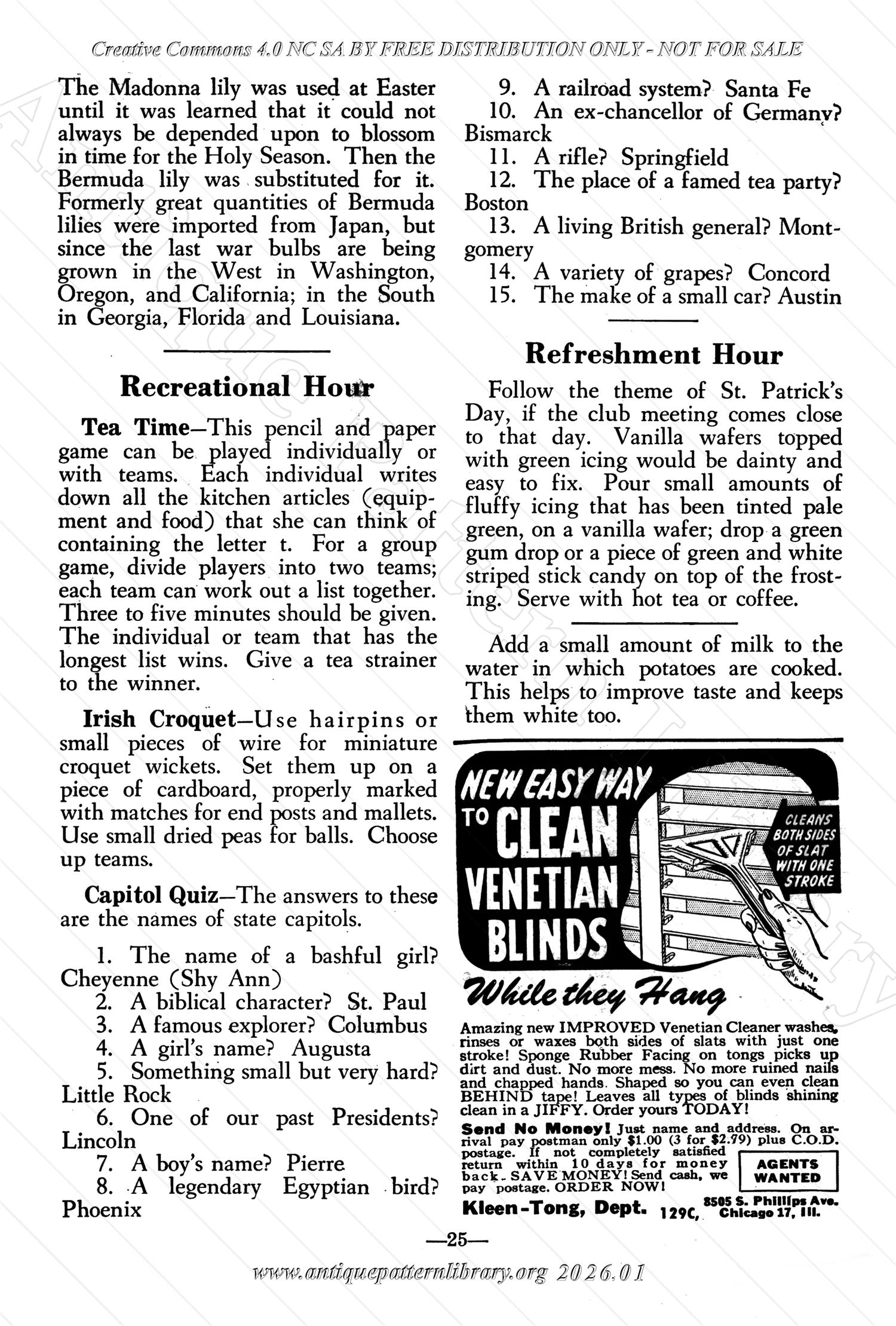 I-WB156 The Workbasket Volume 15 March 1950 No. 6
