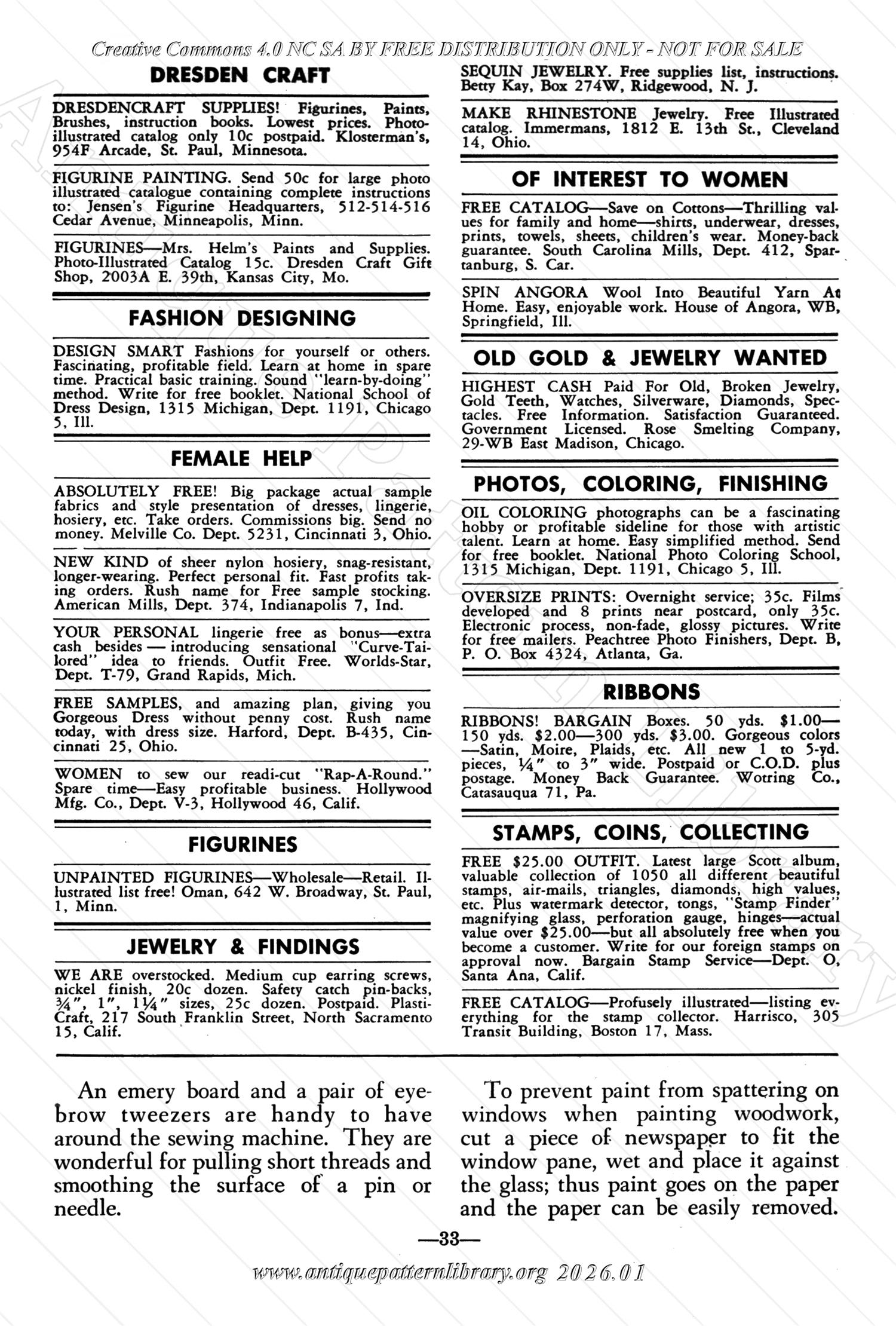 I-WB156 The Workbasket Volume 15 March 1950 No. 6