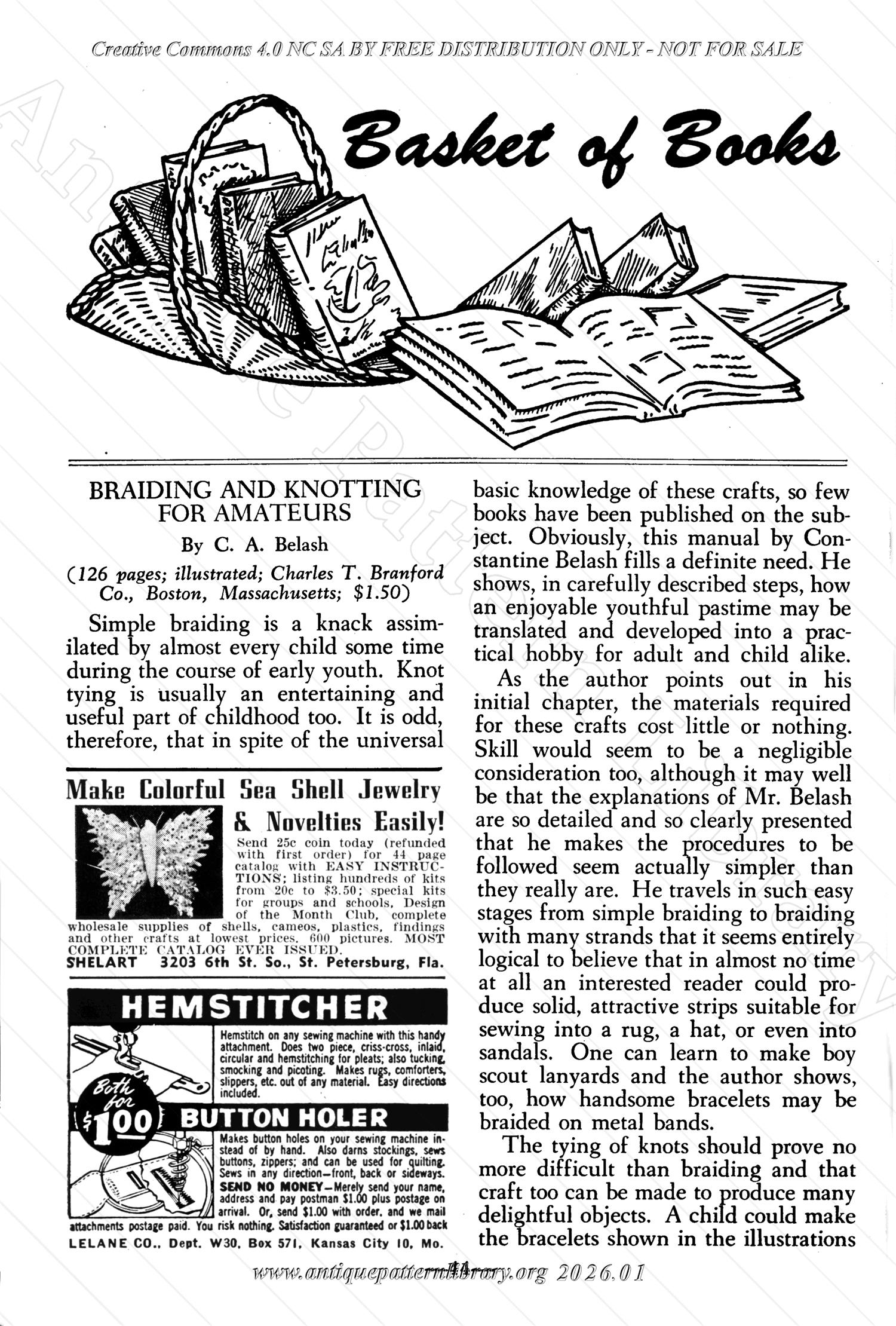 I-WB156 The Workbasket Volume 15 March 1950 No. 6