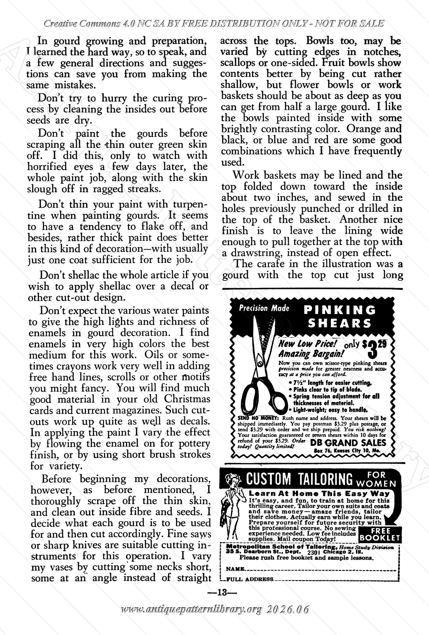 I-WB157 The Workbasket Volume 15 April 1950 No. 7