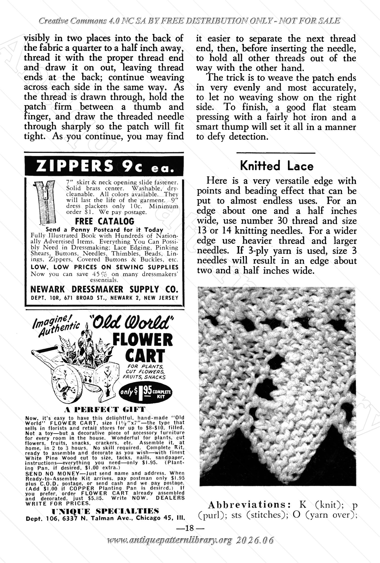 I-WB157 The Workbasket Volume 15 April 1950 No. 7