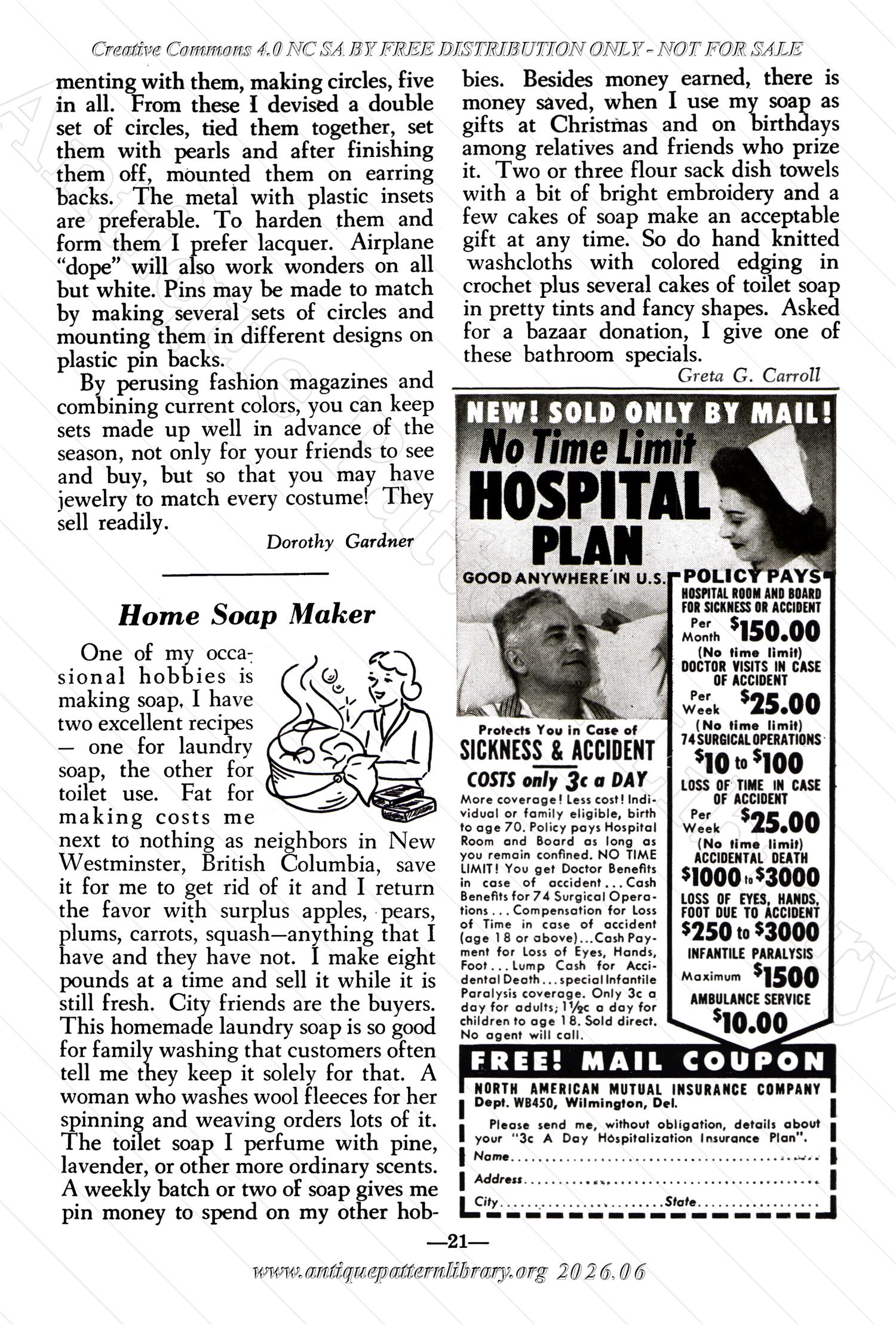 I-WB157 The Workbasket Volume 15 April 1950 No. 7